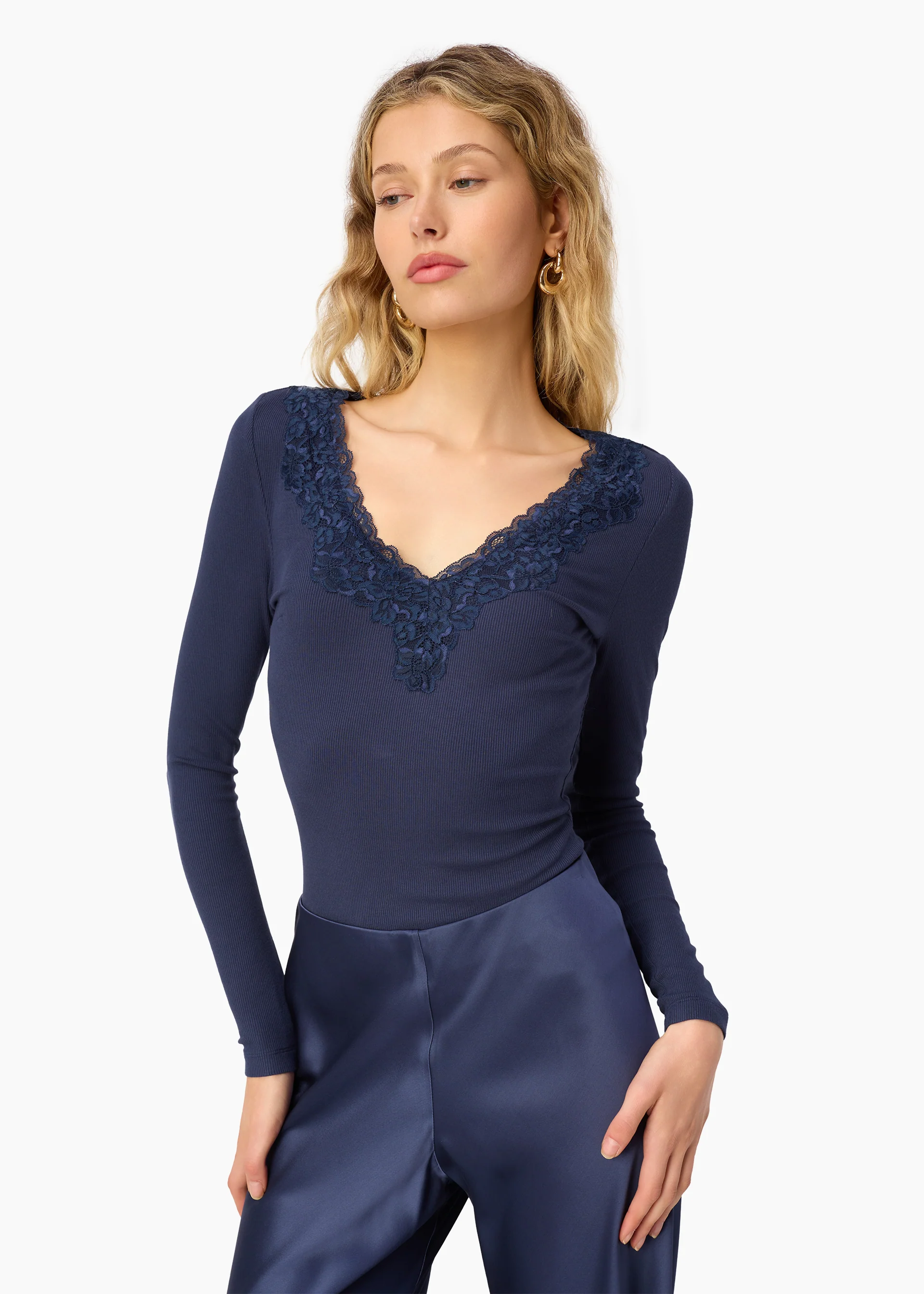 Rooney Rib Knit Top Harbor 4 Rooney Rib Knit Top Harbor