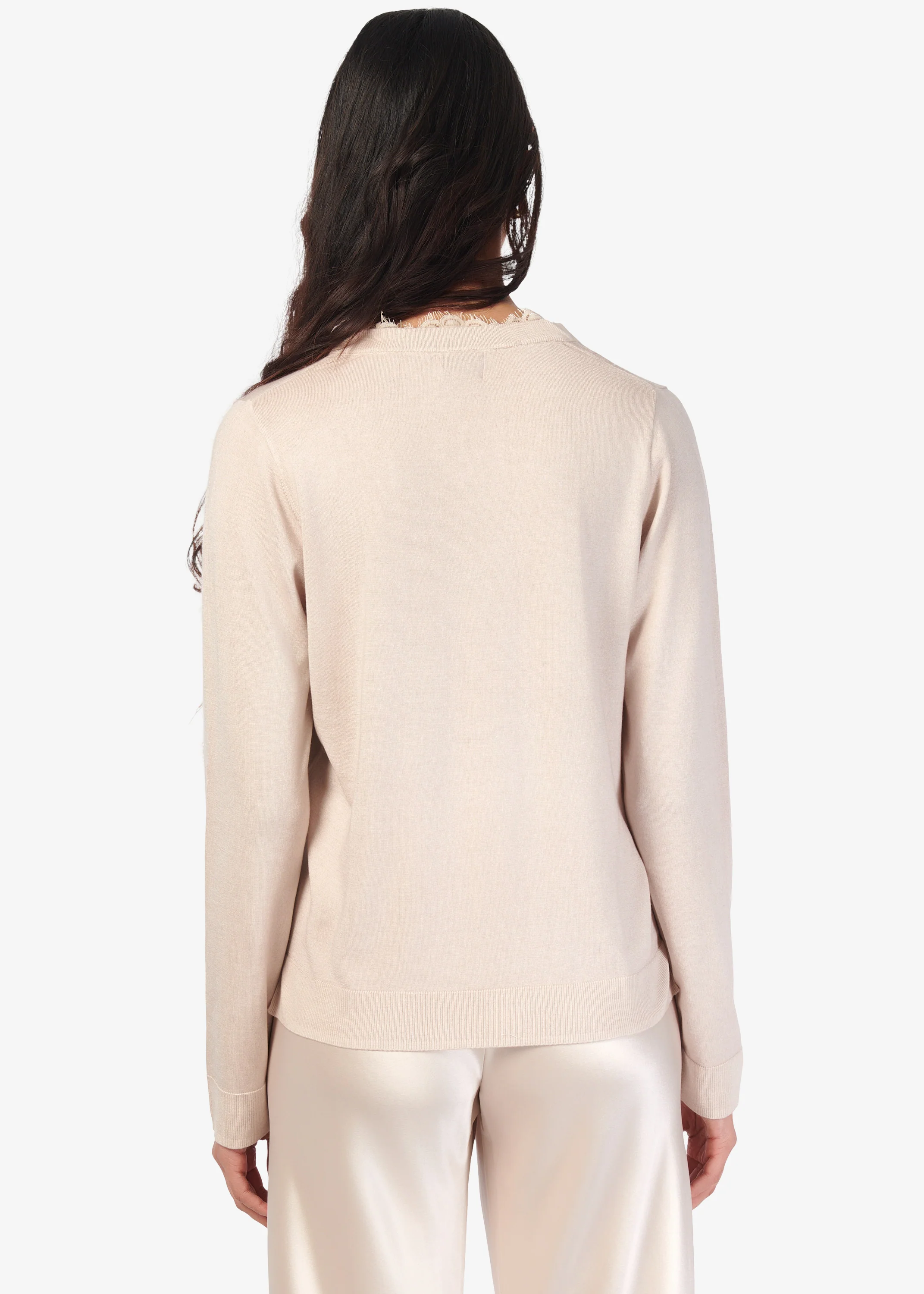 Edwina Silk Cashmere Sweater Oat 4 Edwina Silk Cashmere Sweater Oat
