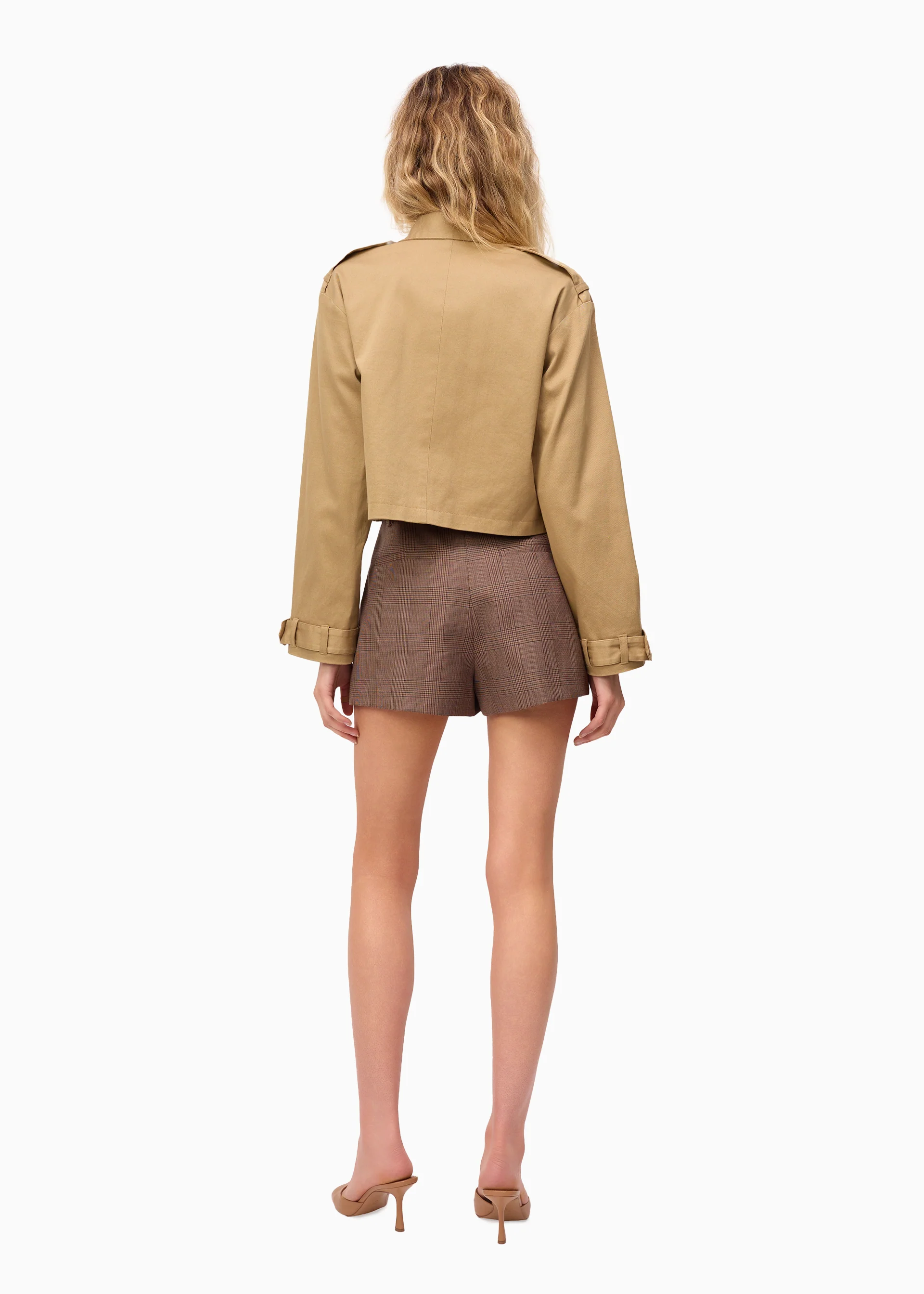 Evans Cropped Trench Miso 5 Evans Cropped Trench Miso