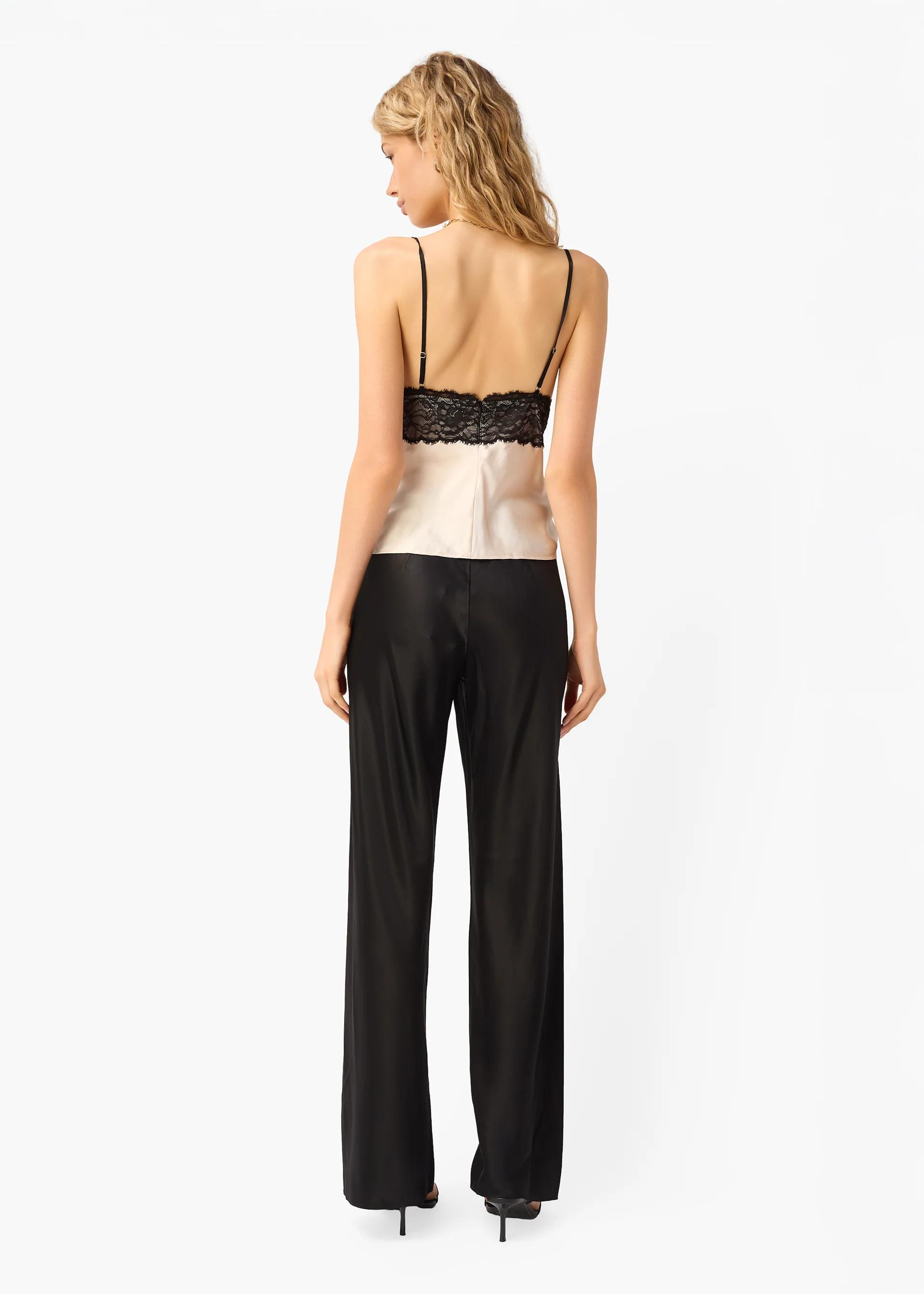 Hilda Camisole Oat/Black