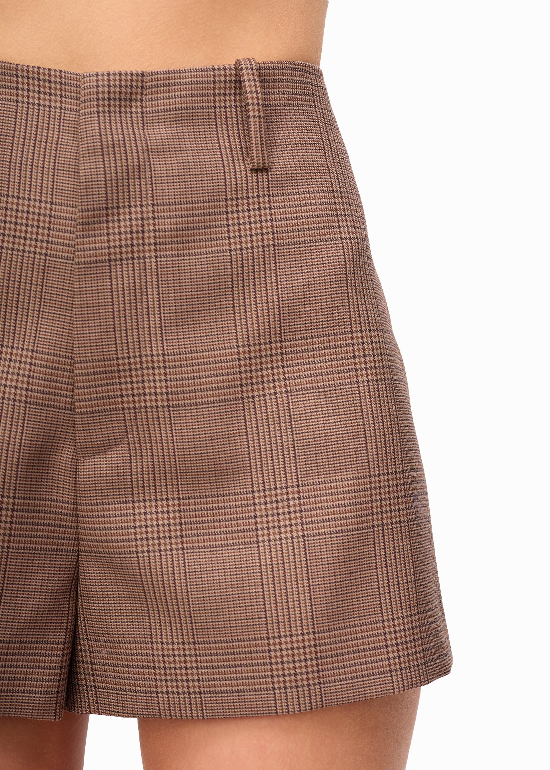 Jolie Plaid Short Fawn Plaid 4 Jolie Plaid Short Fawn Plaid