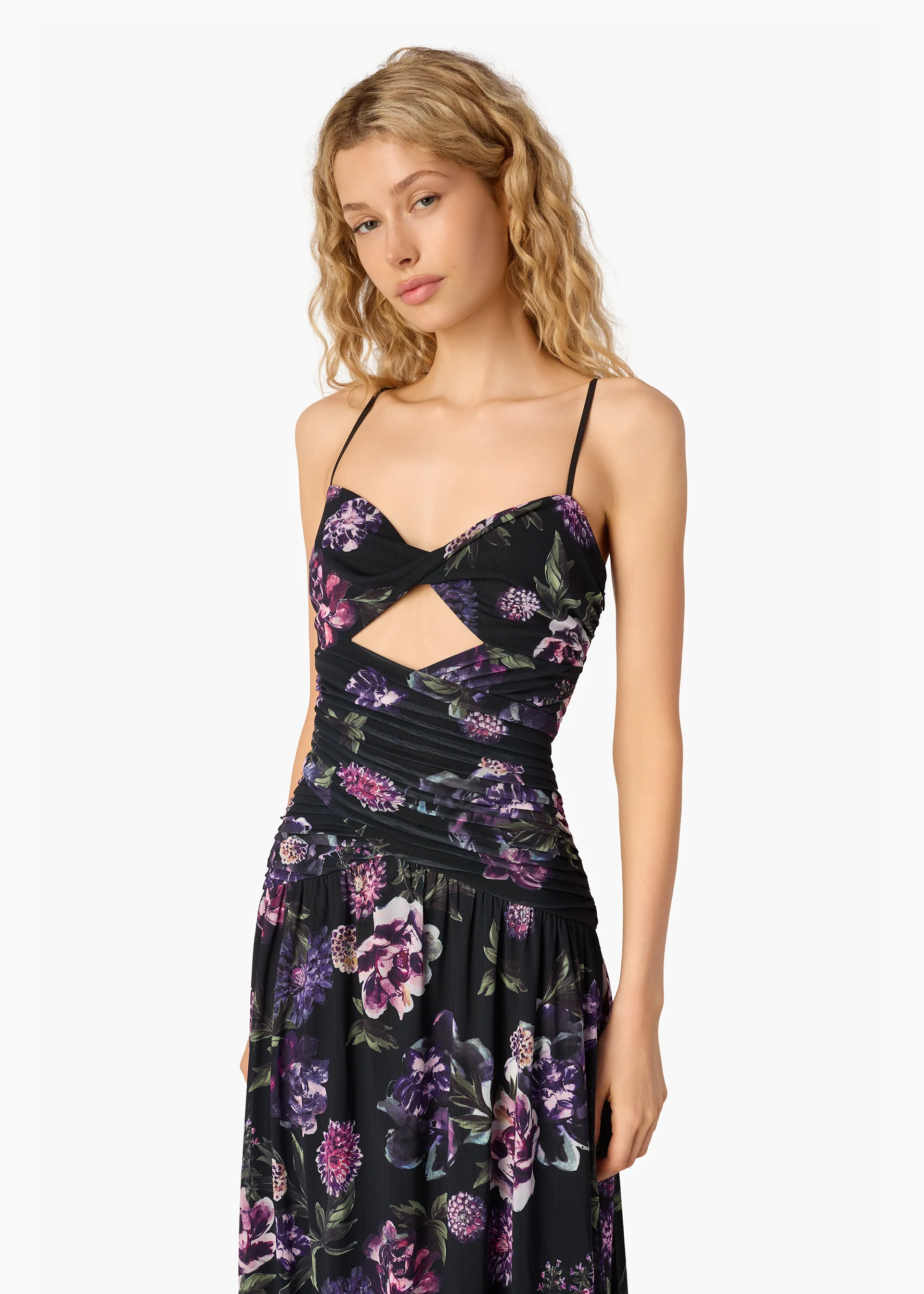 Tashi Mesh Maxi Dress Dark & Stormy 4 Tashi Mesh Maxi Dress Dark & Stormy