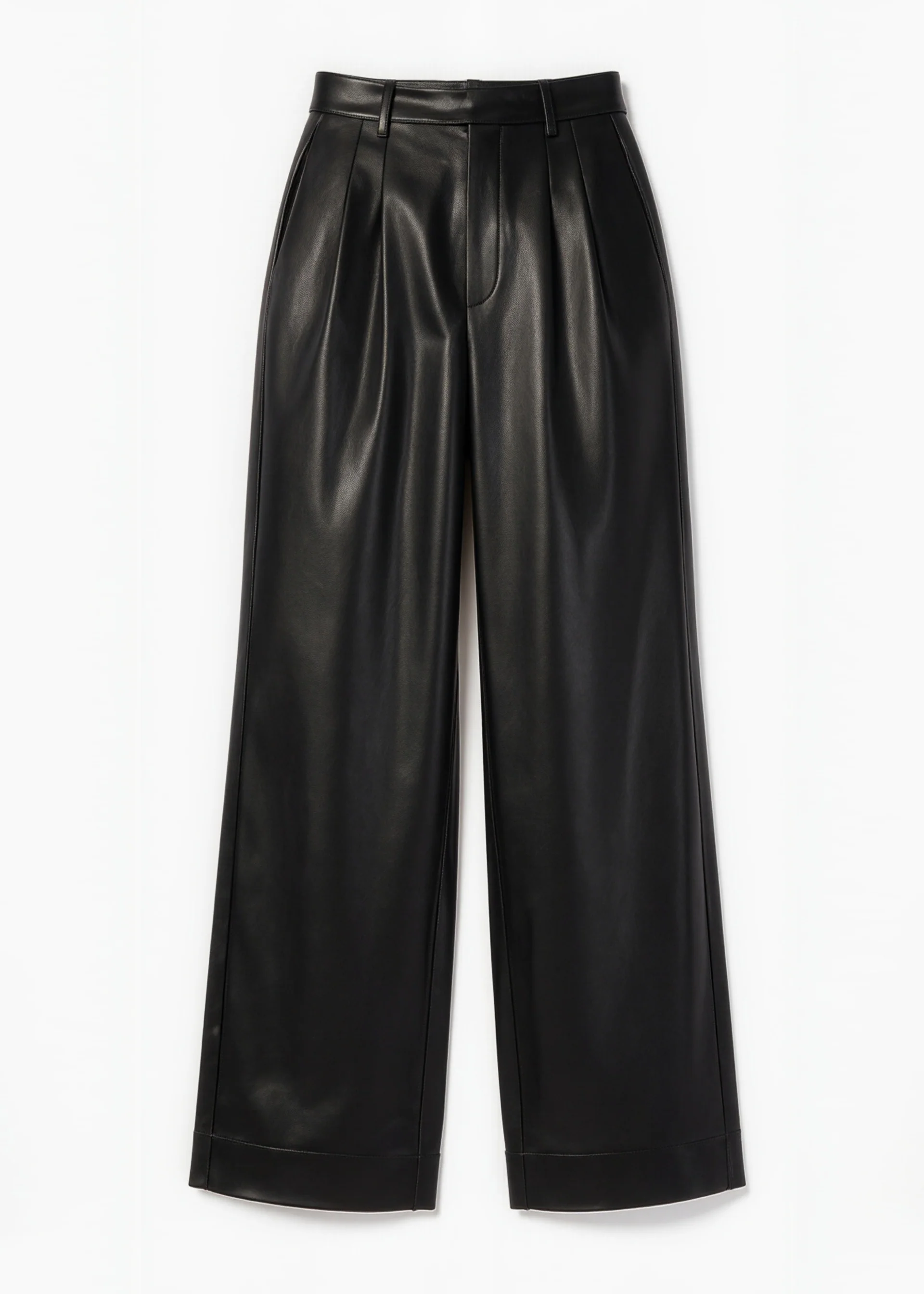 Andorra High Rise Vegan Leather Pant Black 6 Andorra High Rise Vegan Leather Pant Black
