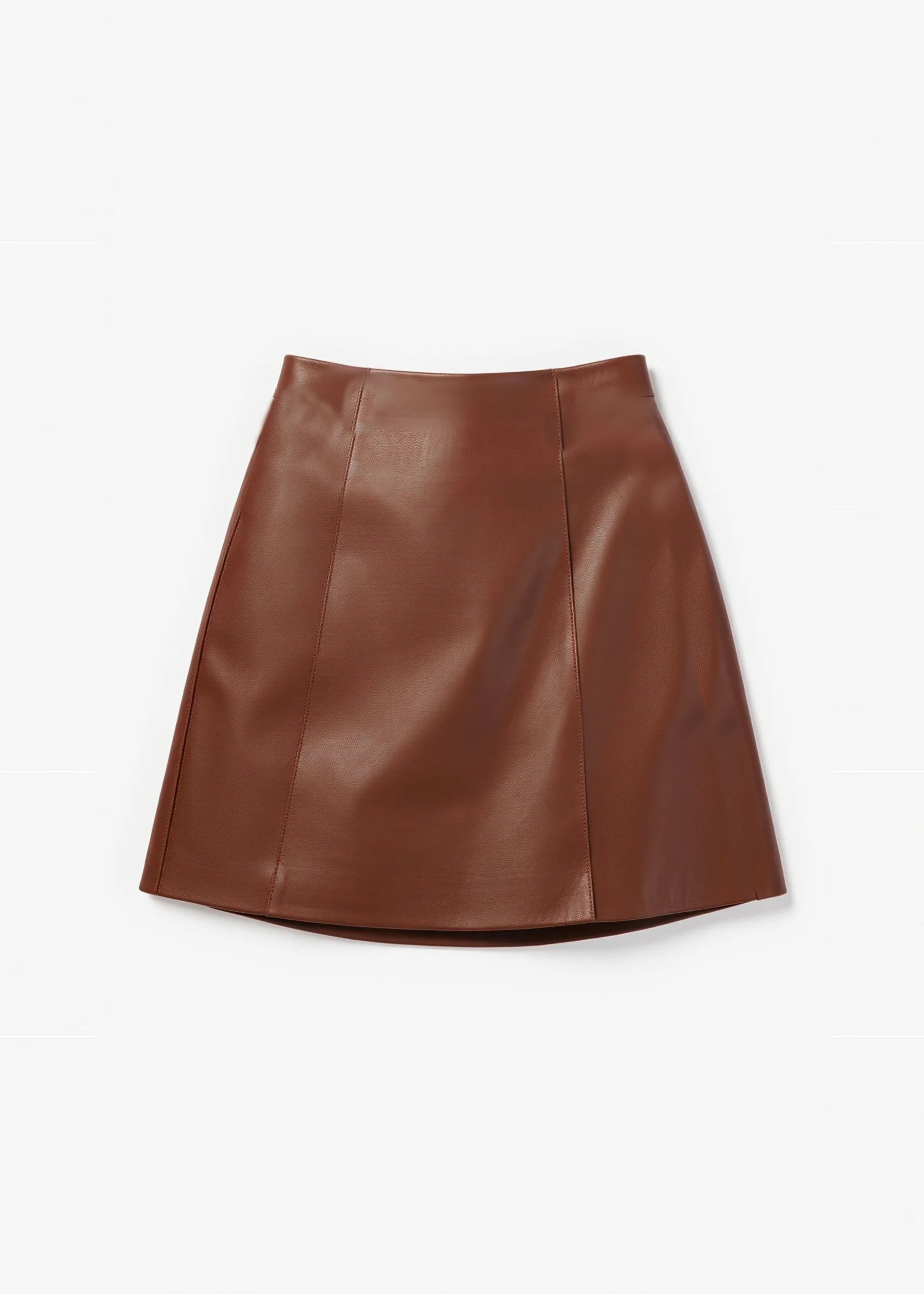 Cillian Genuine Leather Mini Skirt Mousse 4 Cillian Genuine Leather Mini Skirt Mousse
