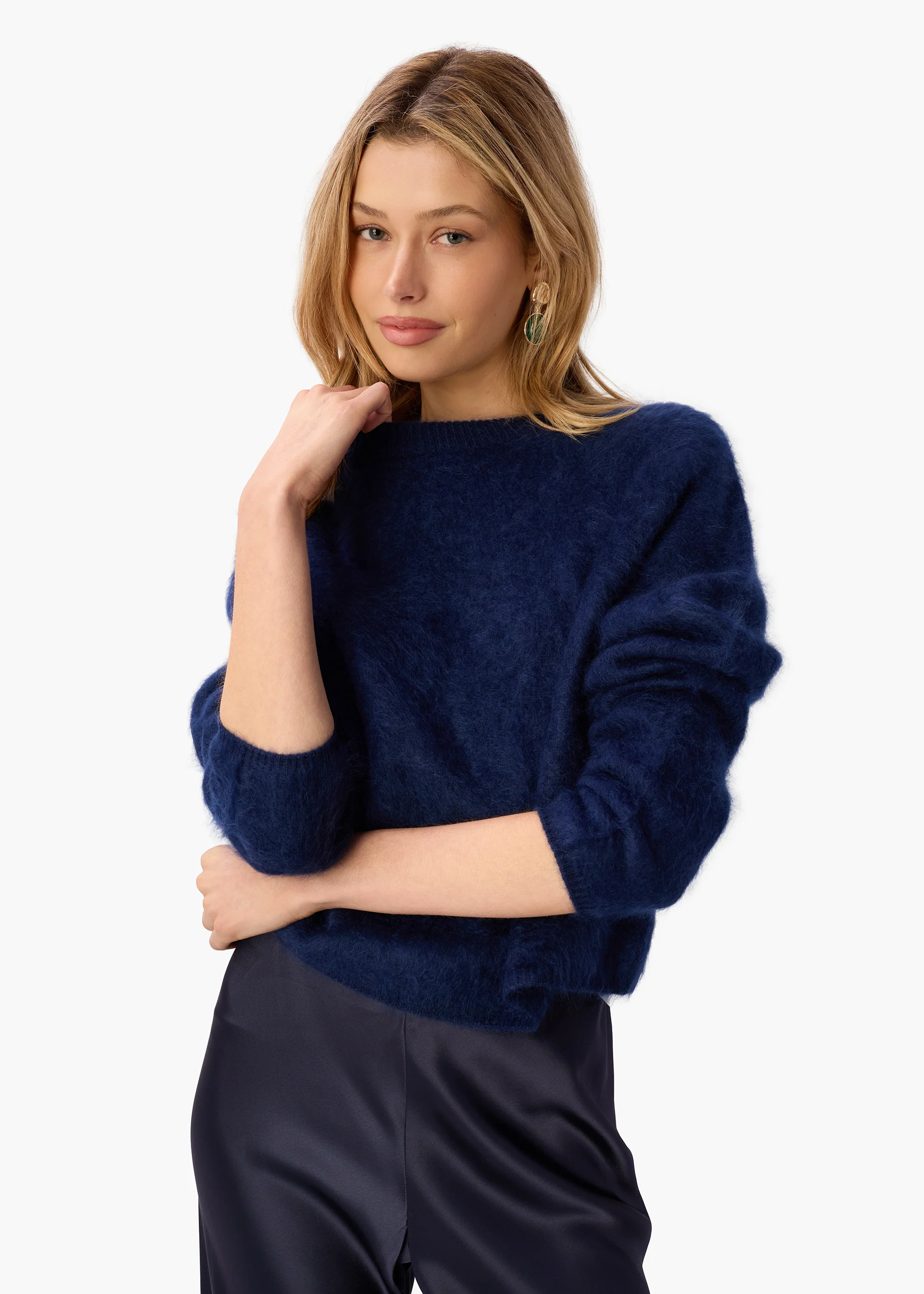 Niall Cashmere Sweater Navy 3 Niall Cashmere Sweater Navy