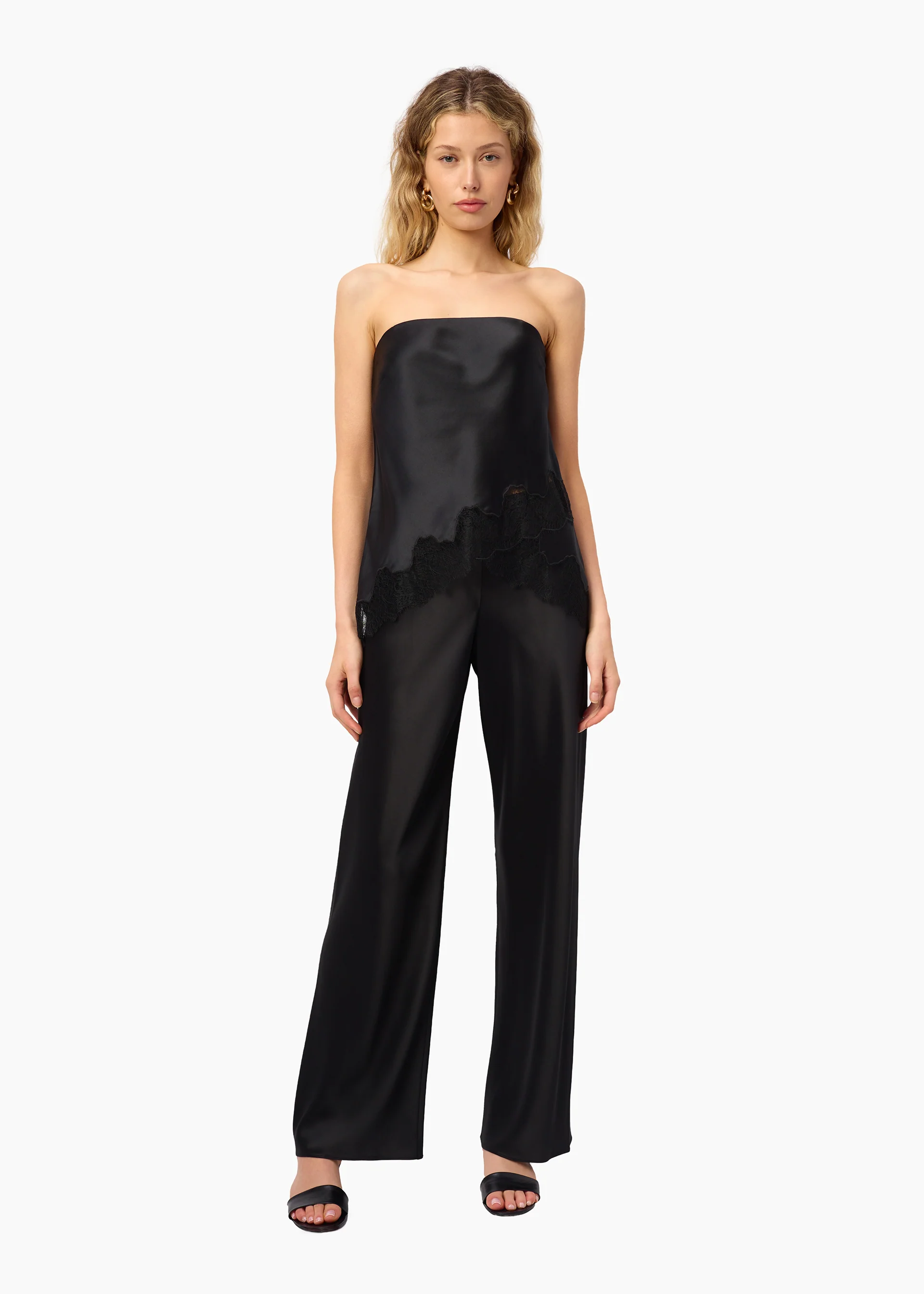 Odessa Strapless Camisole Black