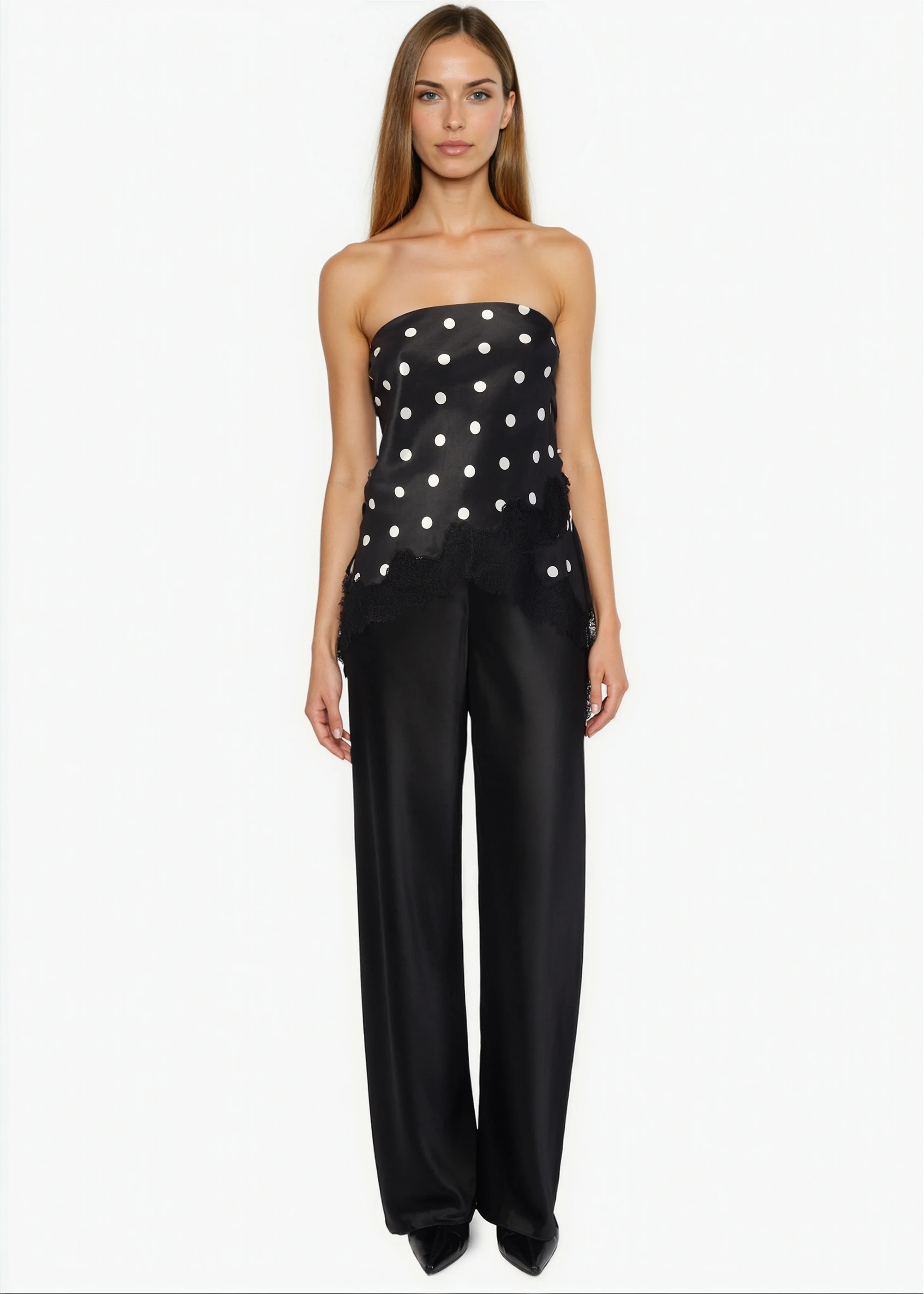 Odessa Strapless Camisole Polka-Dot