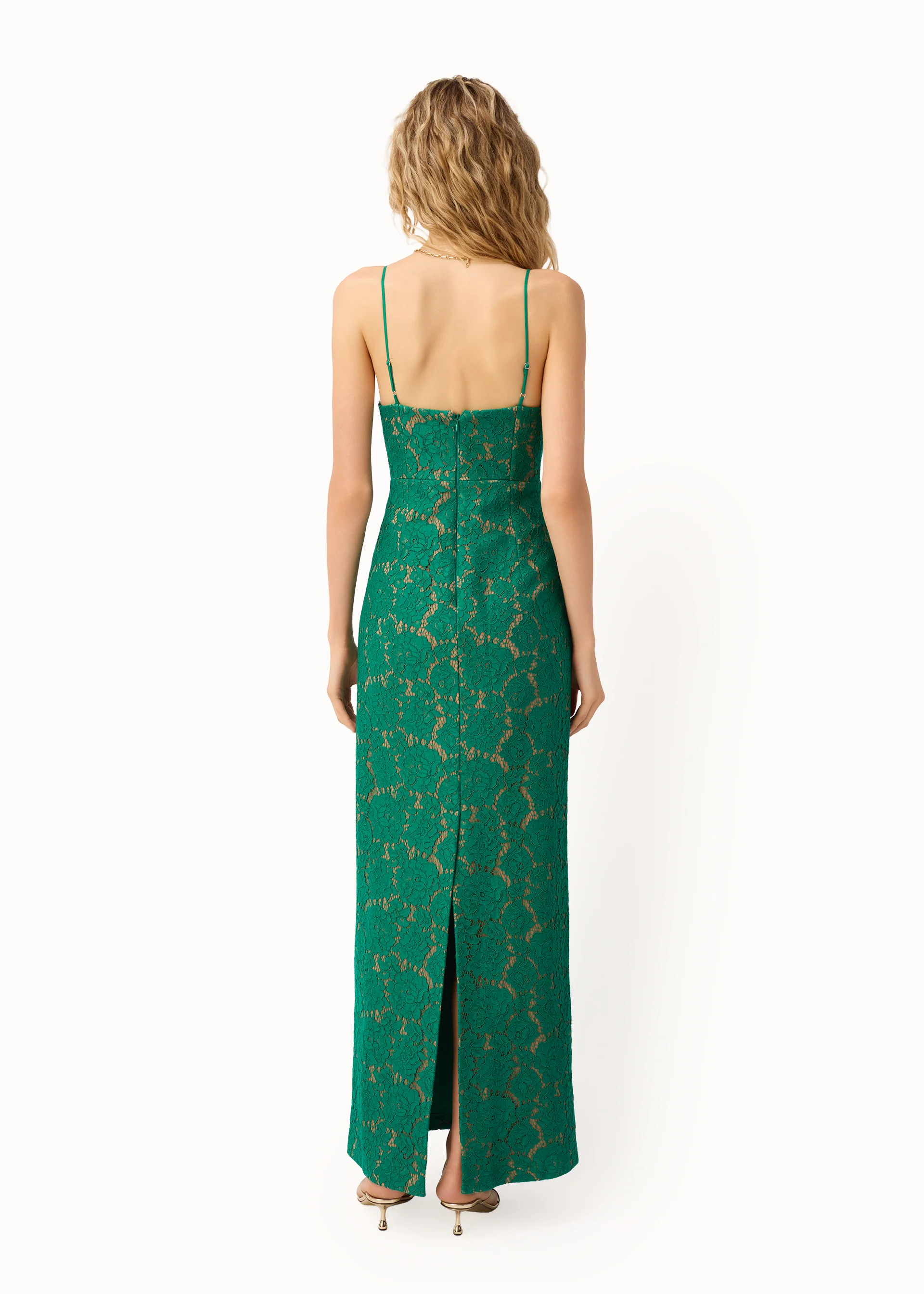 Rosaria Lace Gown Verdant