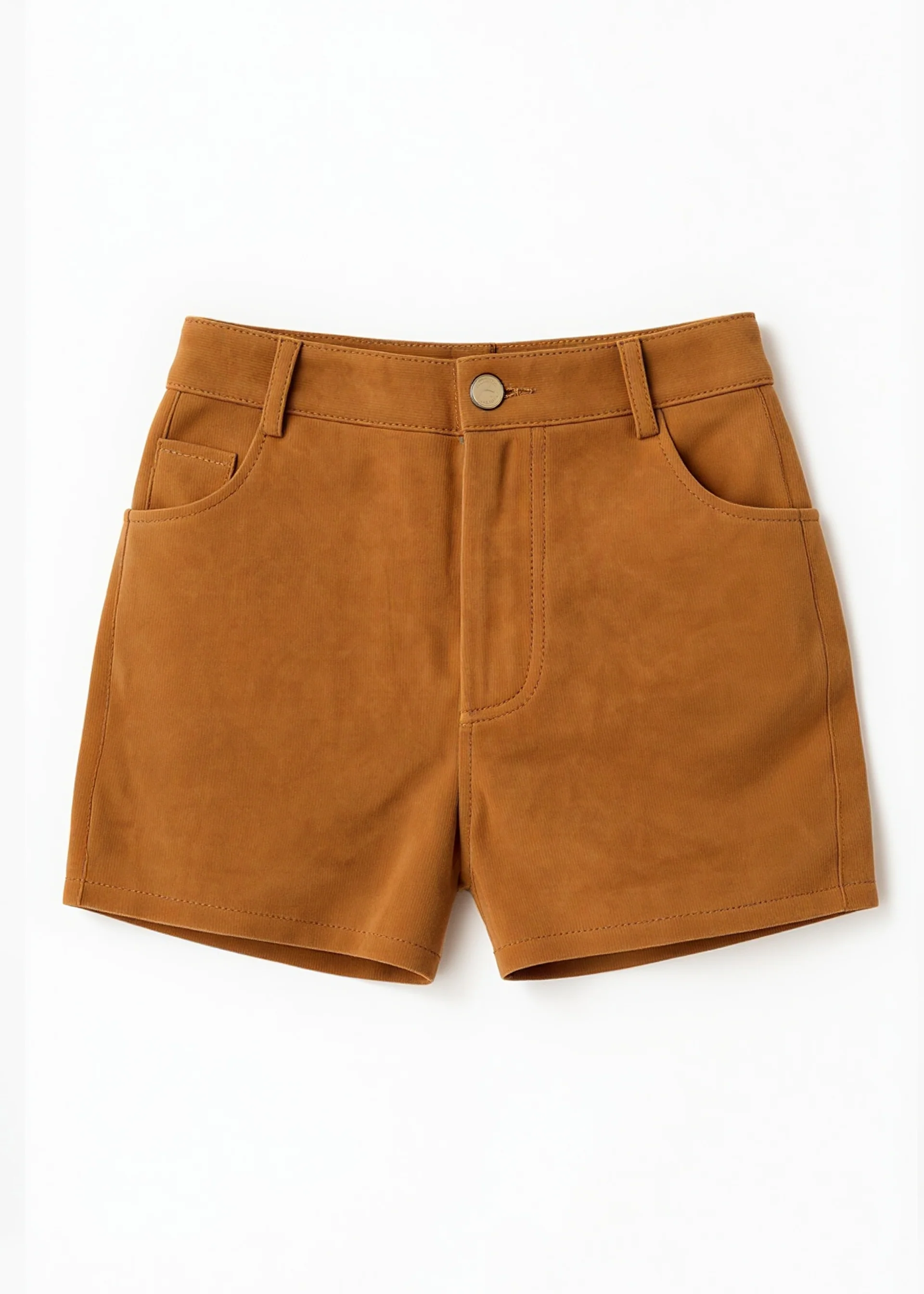 Travis Suede Short Cognac