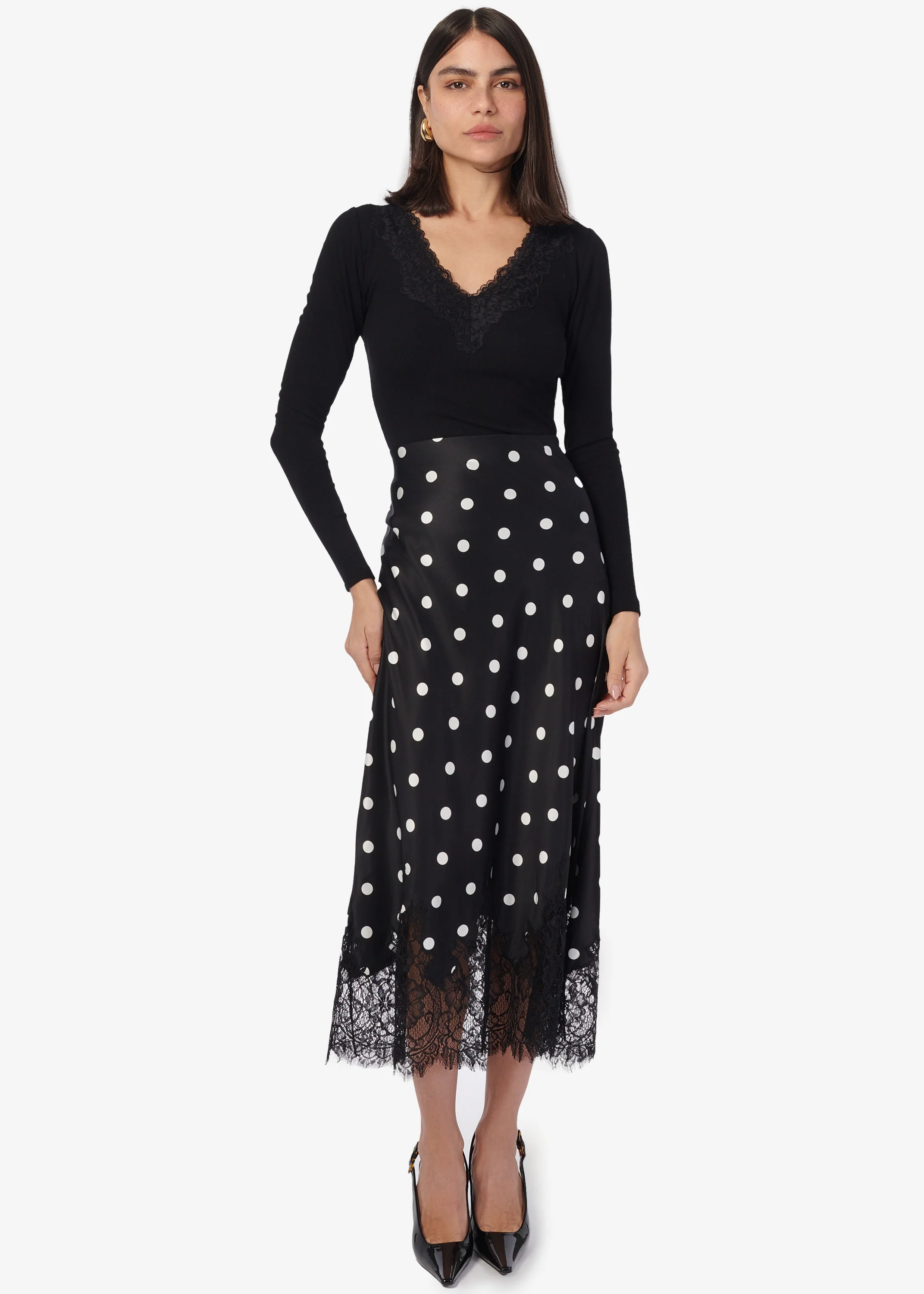 Vivienne Skirt Polka-Dot