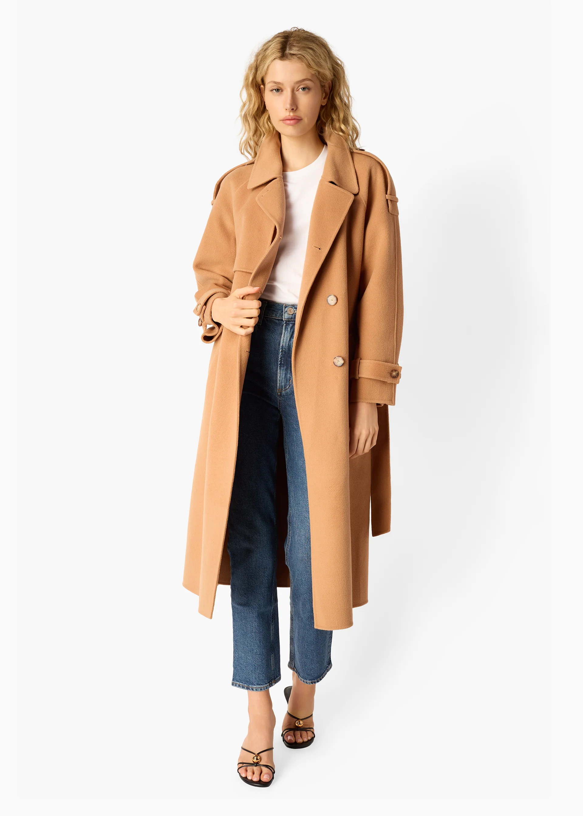 Yennifer Trench Coat Maple