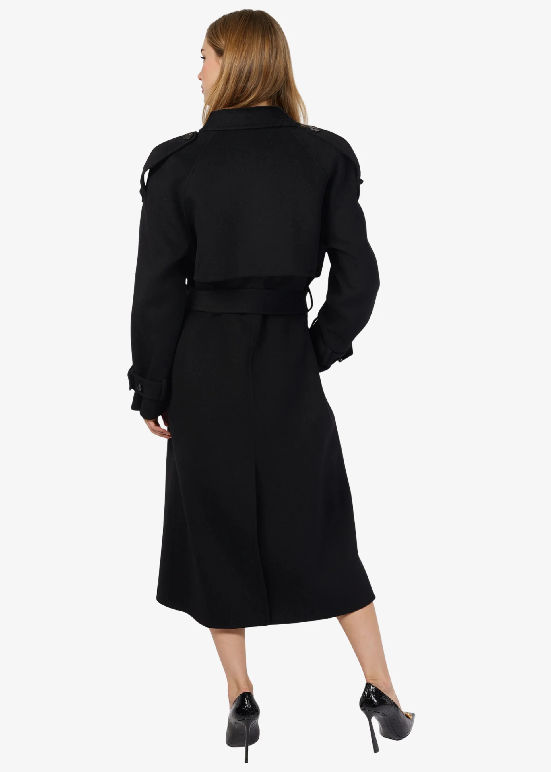Yennifer Trench Coat Black 5 Yennifer Trench Coat Black