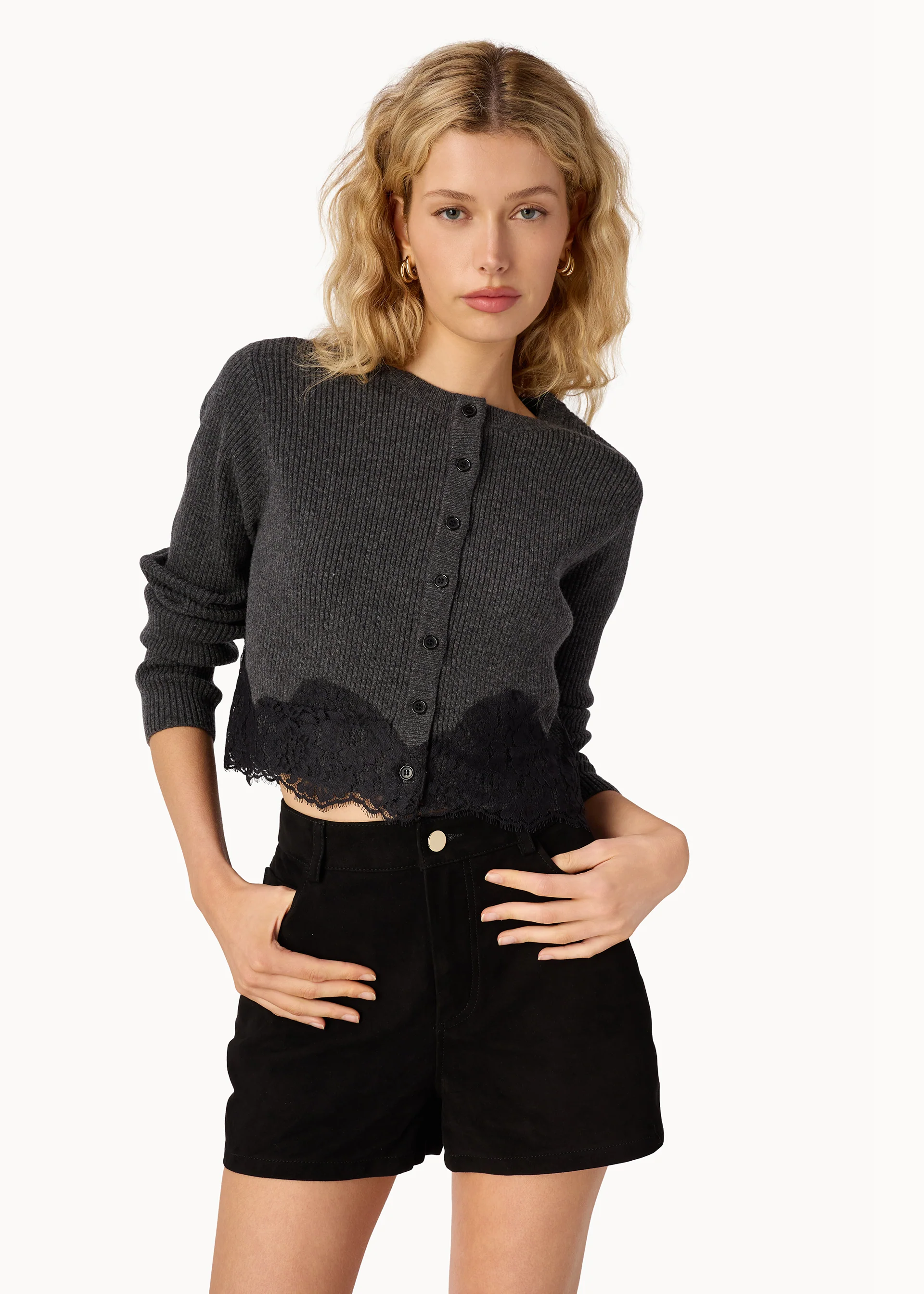 Travis Suede Short Black