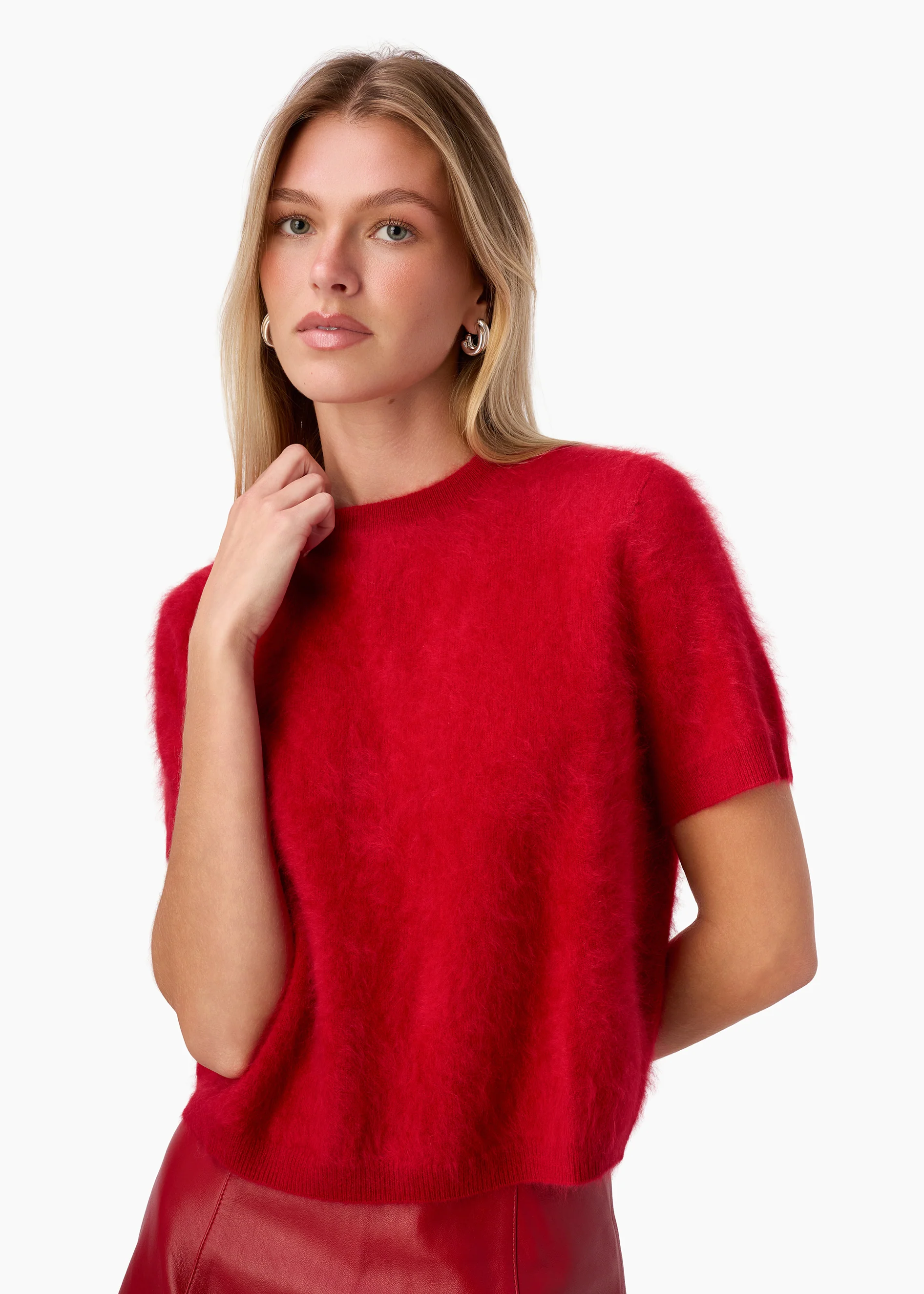 Eugeney Cashmere Top Poppy