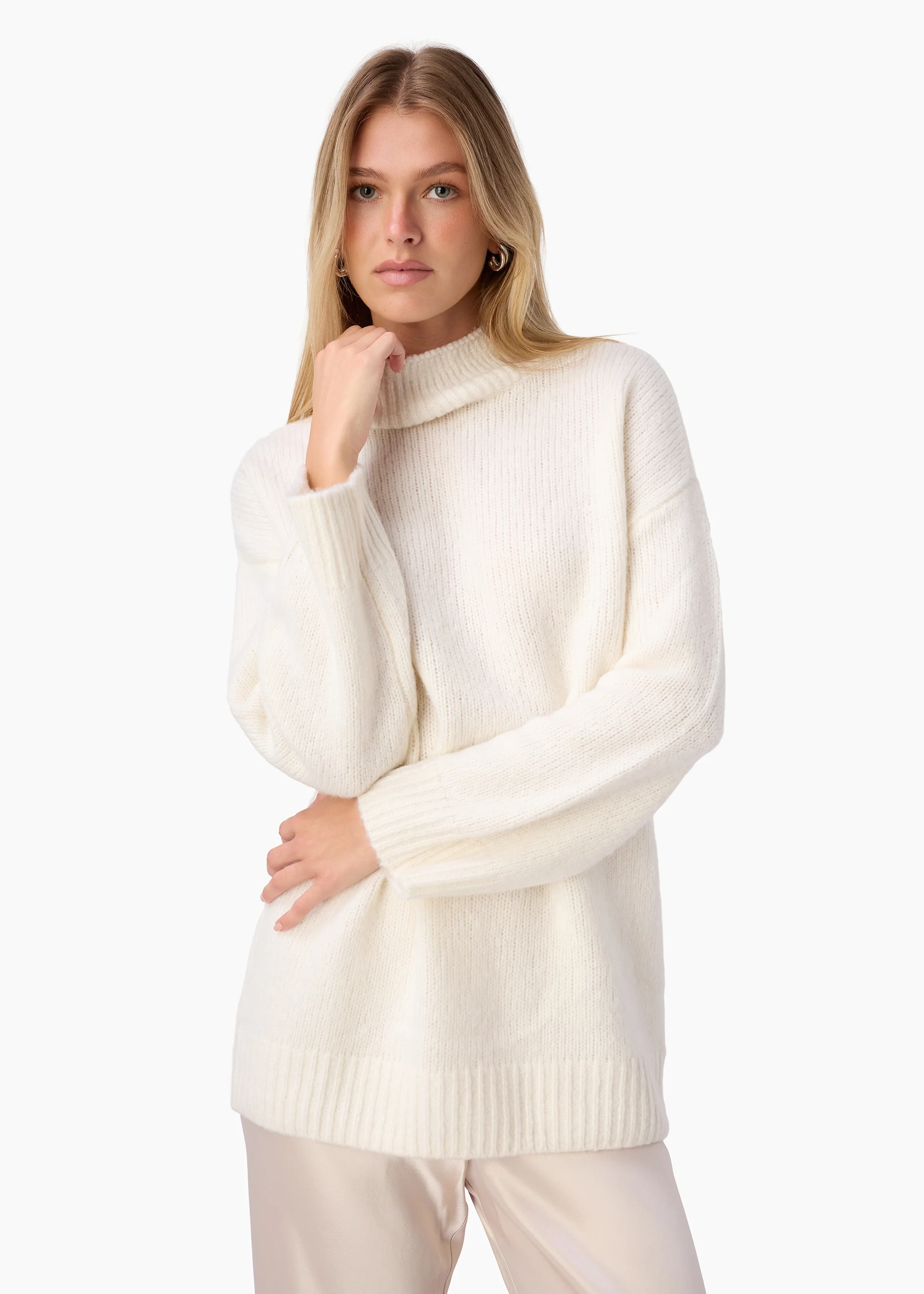 Catherine Cashmere Blend Sweater Macadamia 4 Catherine Cashmere Blend Sweater Macadamia