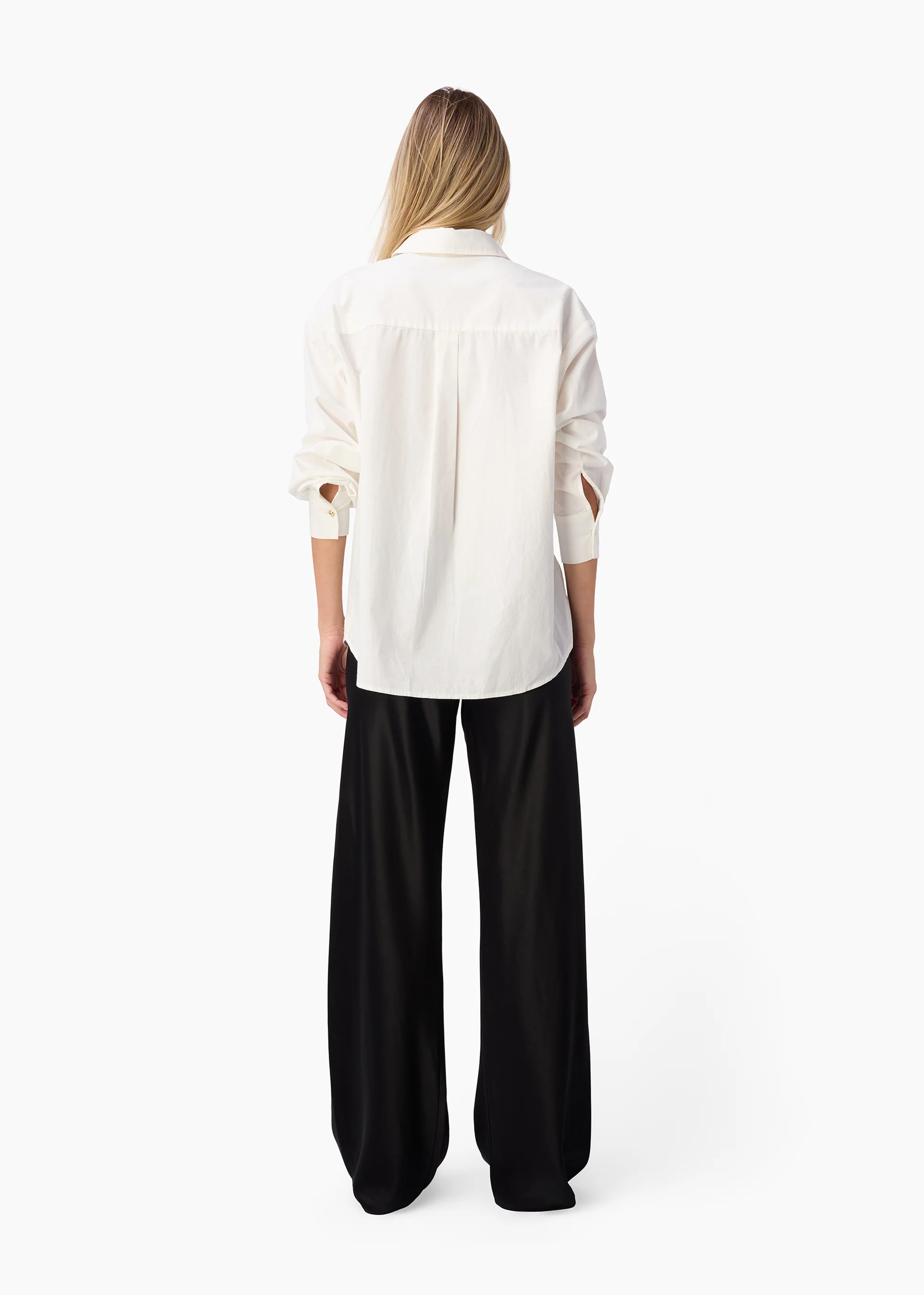 Sumayya Cotton Poplin Top White