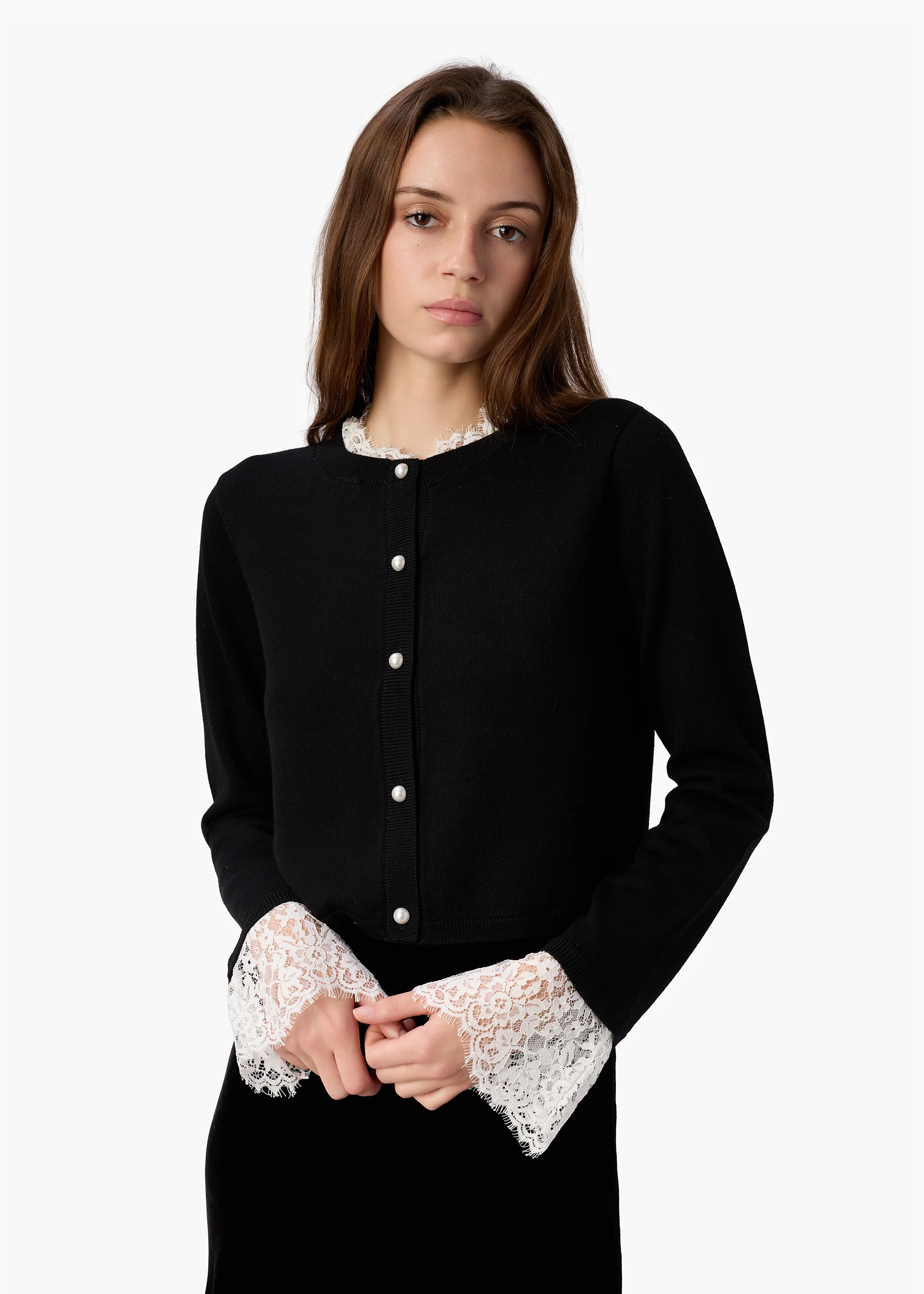 Eliana Cardigan Black/White 6 Eliana Cardigan Black/White