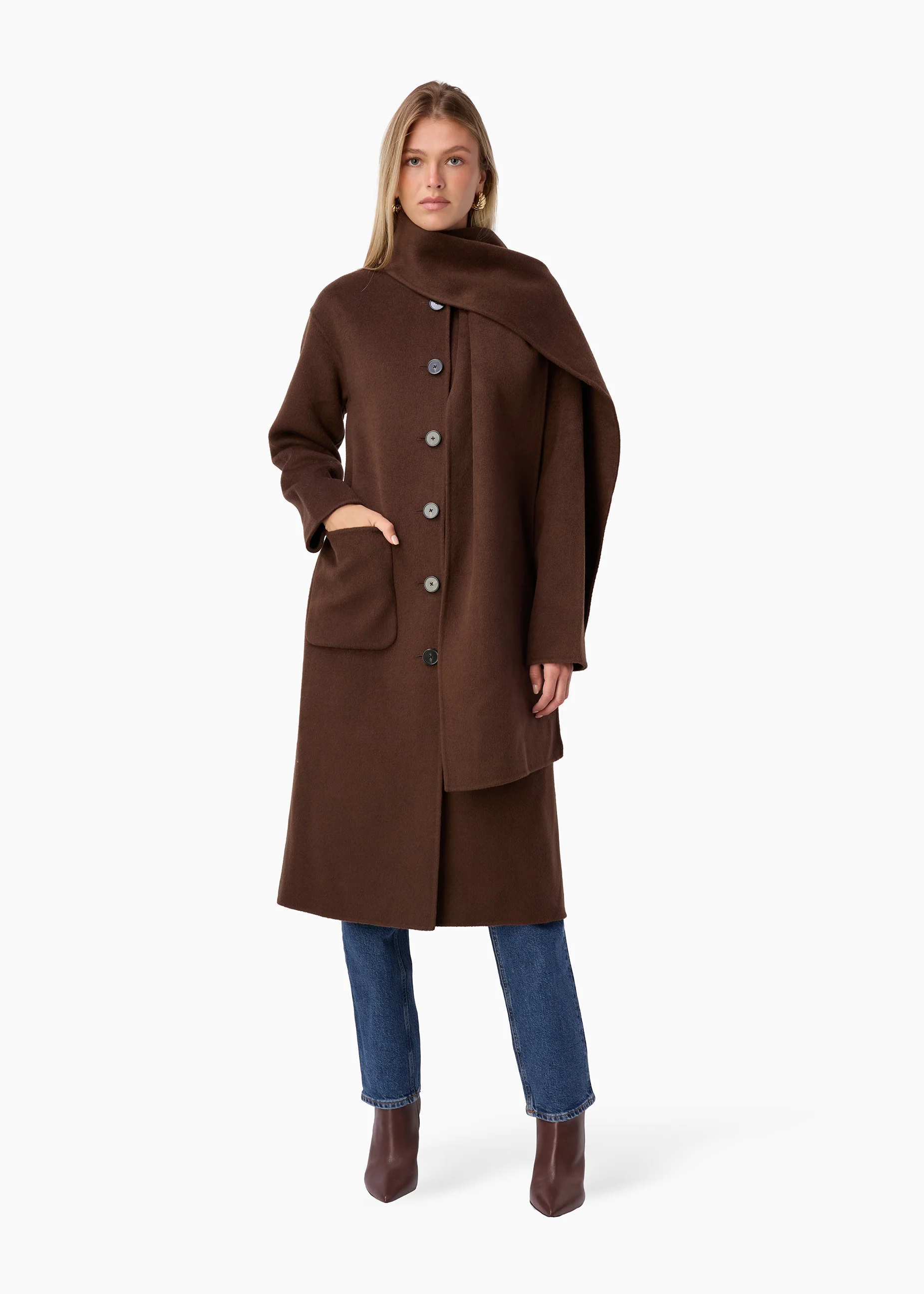 Winifred Wool Cashmere Coat Sable 4 Winifred Wool Cashmere Coat Sable