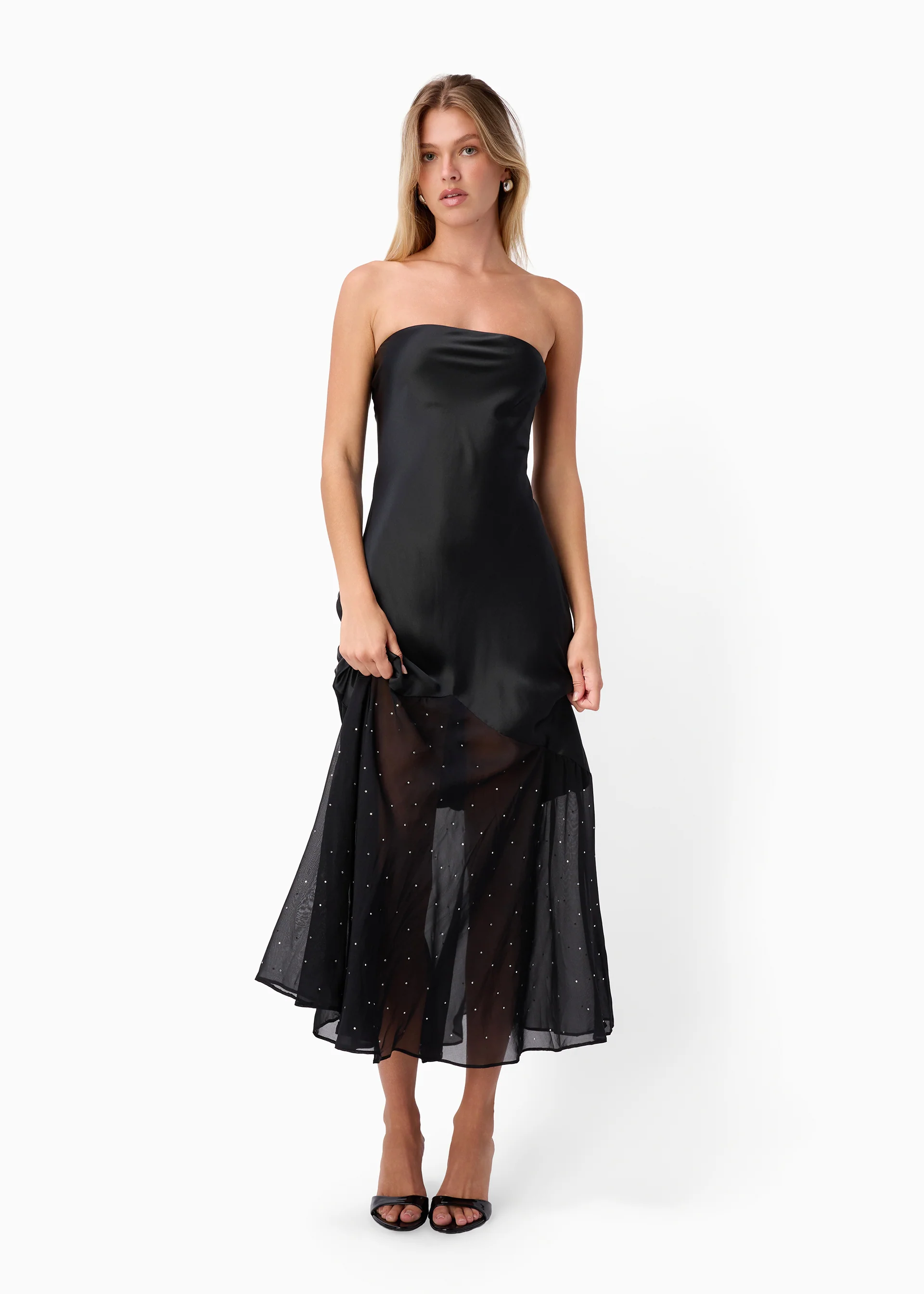 Maristela Strapless Dress Black 3 Maristela Strapless Dress Black
