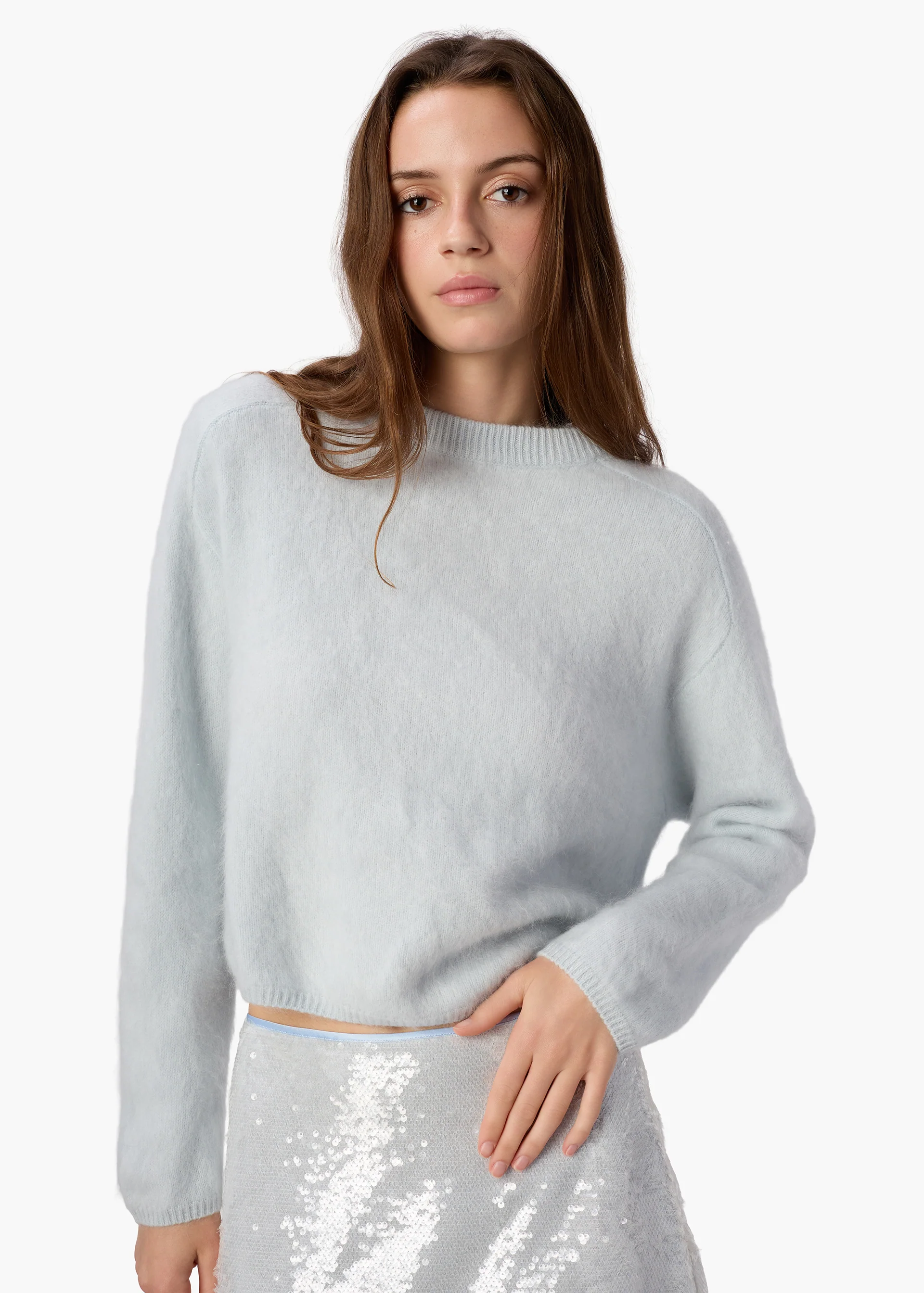 Niall Cashmere Sweater Mint
