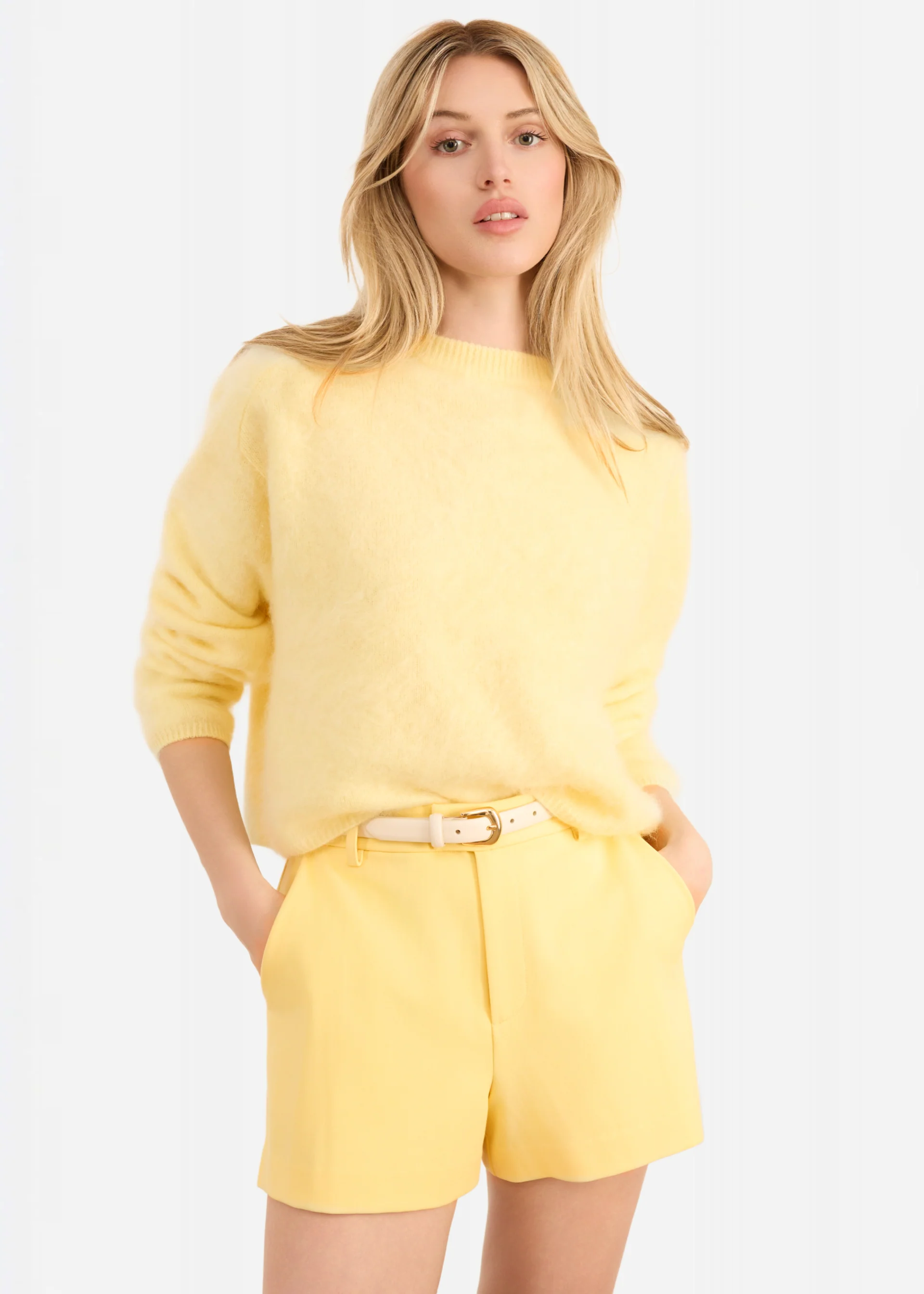 Niall Cashmere Sweater Custard 4 Niall Cashmere Sweater Custard