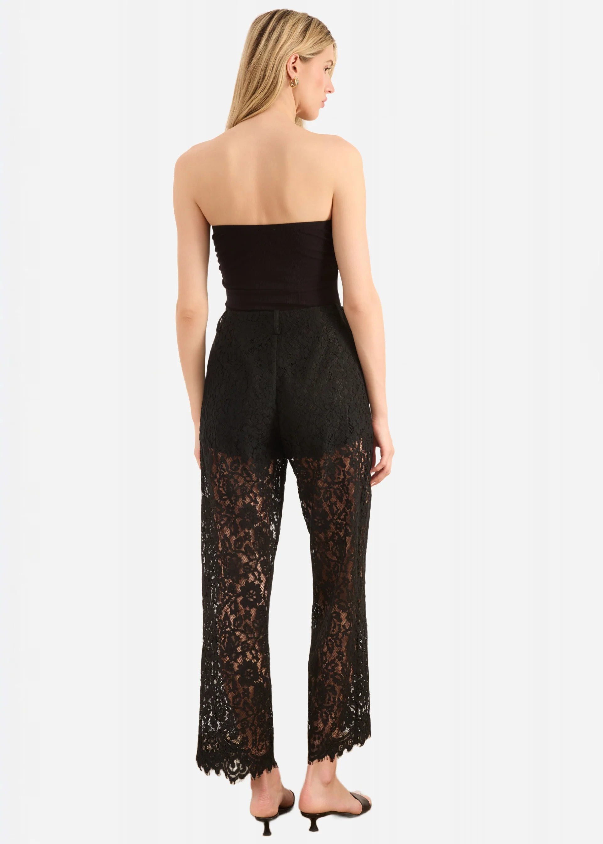 Livvy Strapless Rib Knit Bodysuit Black 3 Livvy Strapless Rib Knit Bodysuit Black