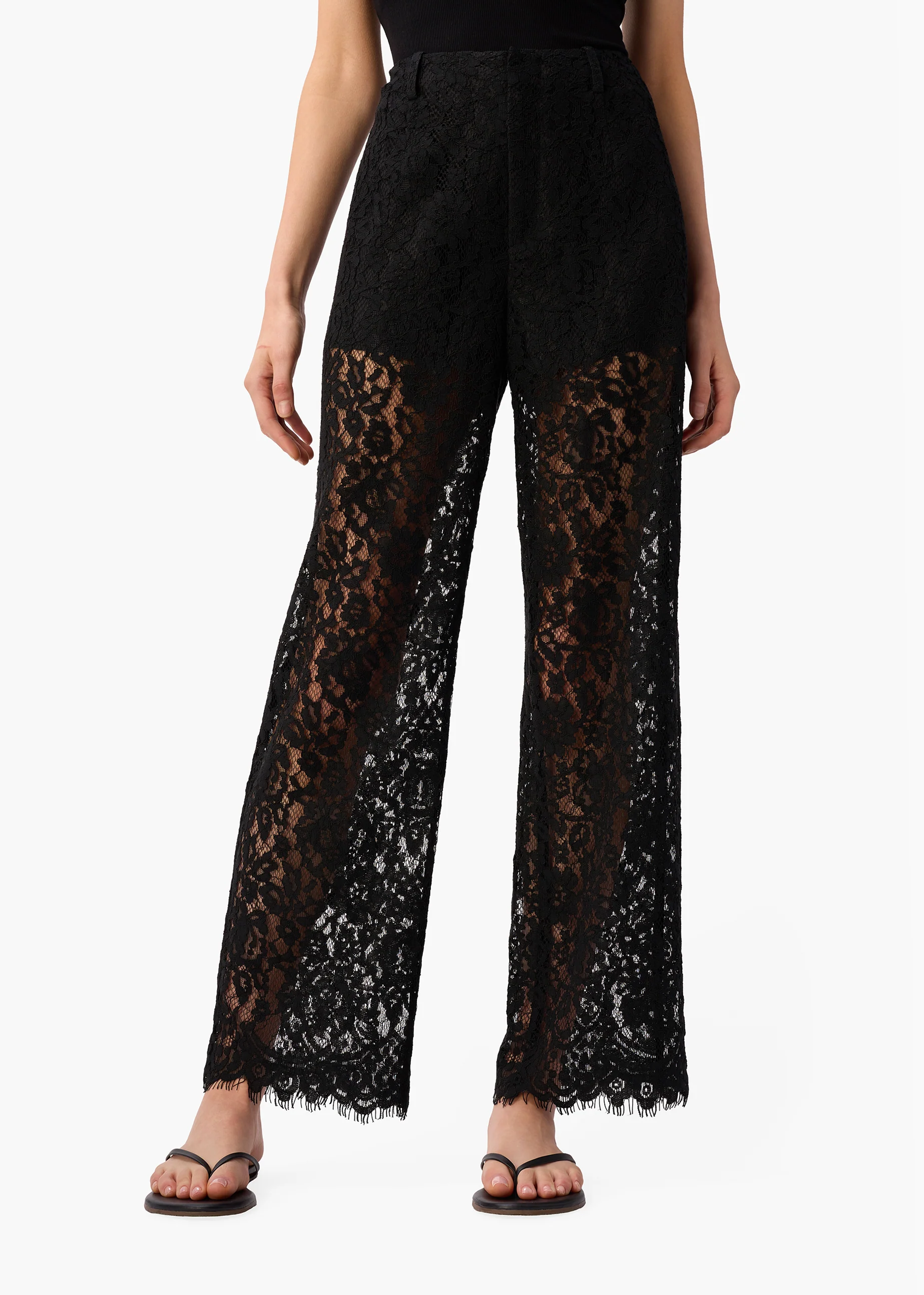 Minerva Lace Pant Black