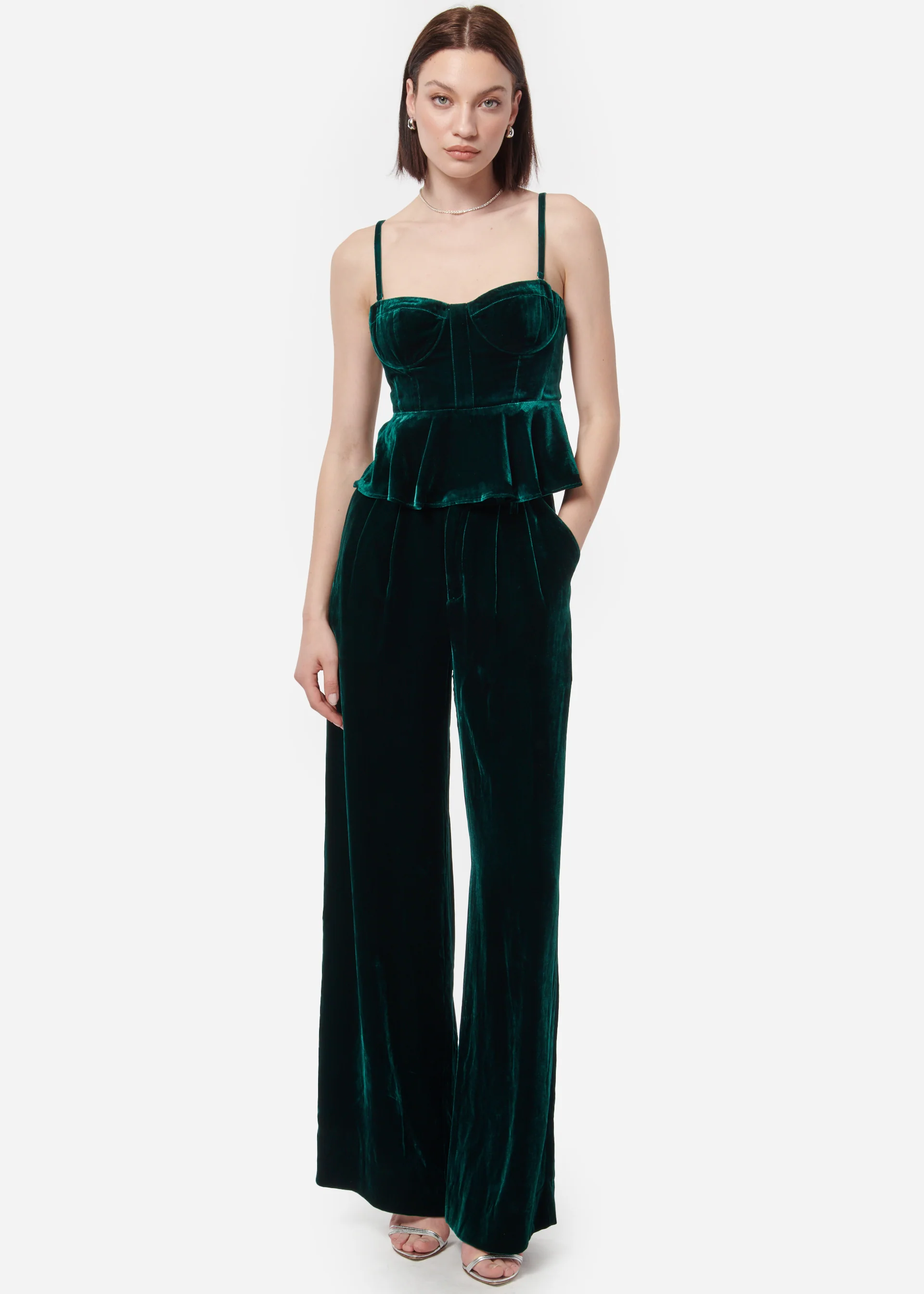 Rylie Velvet Pant Deep Sea