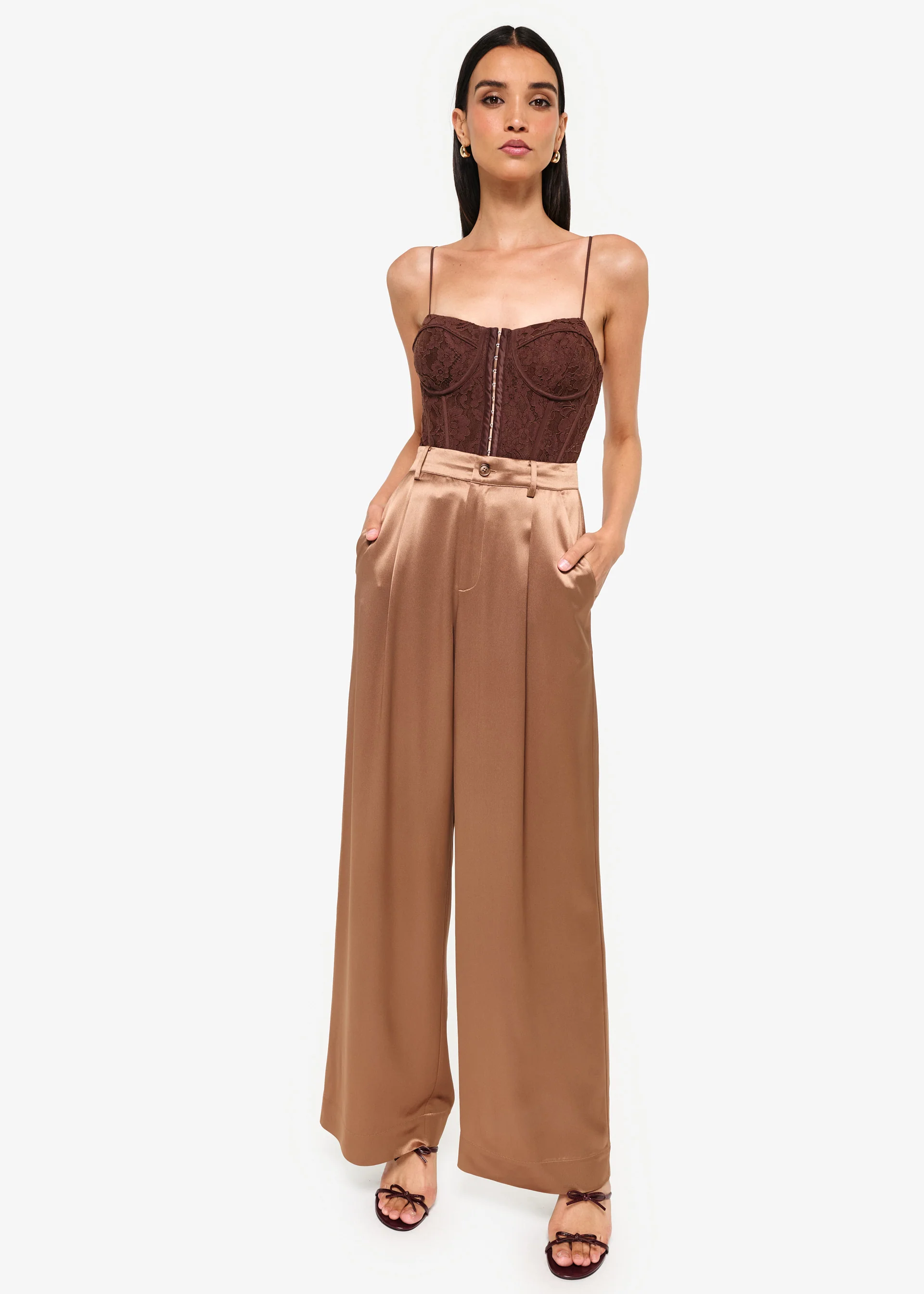 Noura Wide Leg Pant Nutshell
