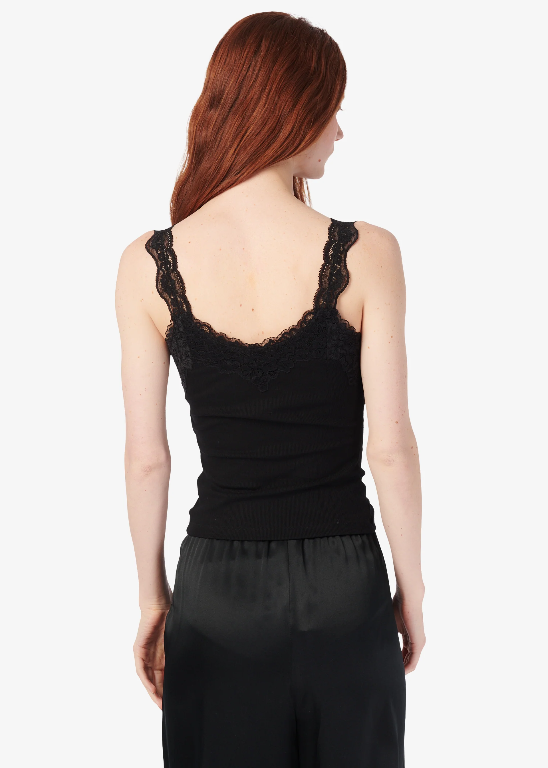 Lani Rib Knit Tank Black 3 Lani Rib Knit Tank Black