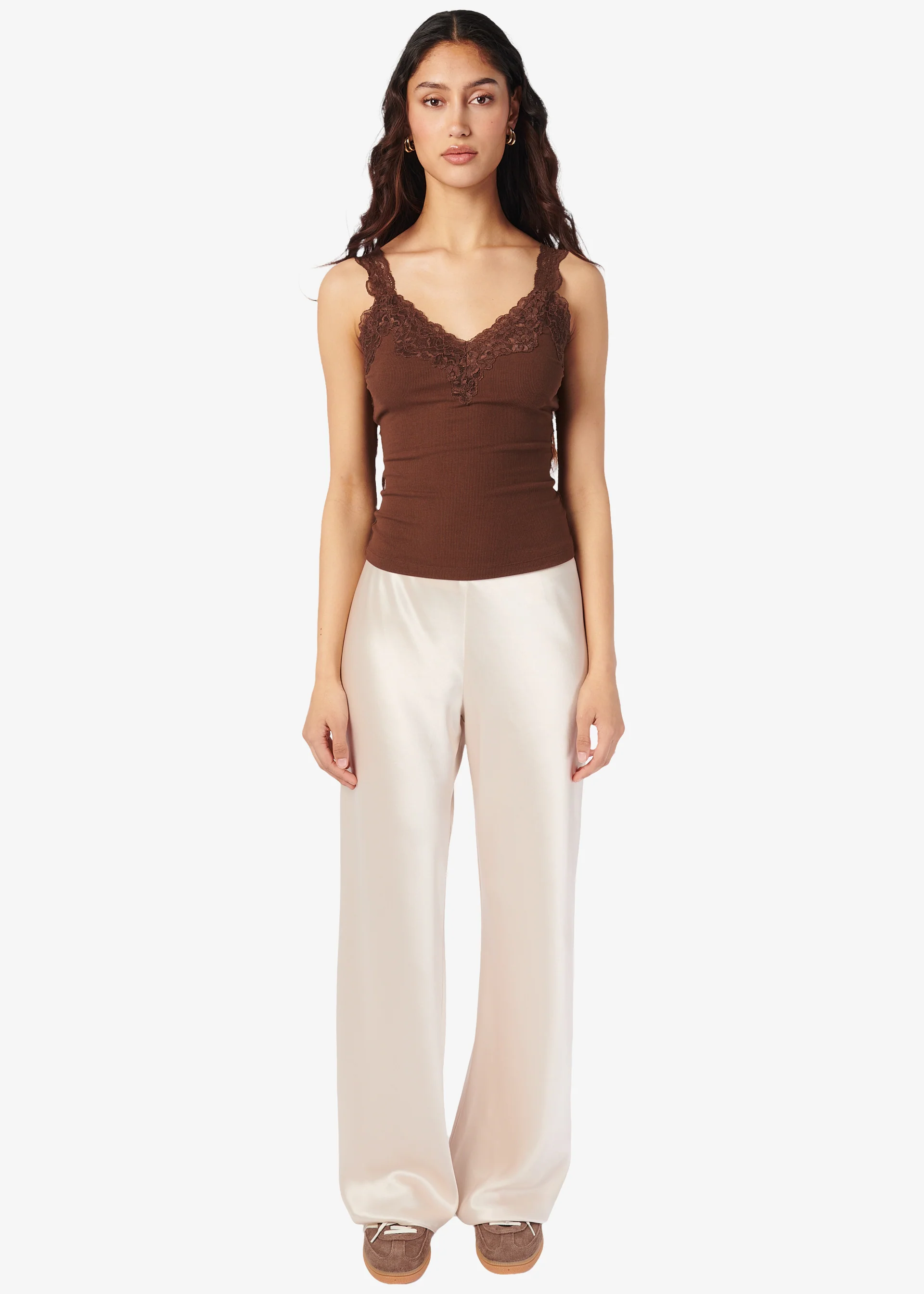 Lani Rib Knit Tank Malt