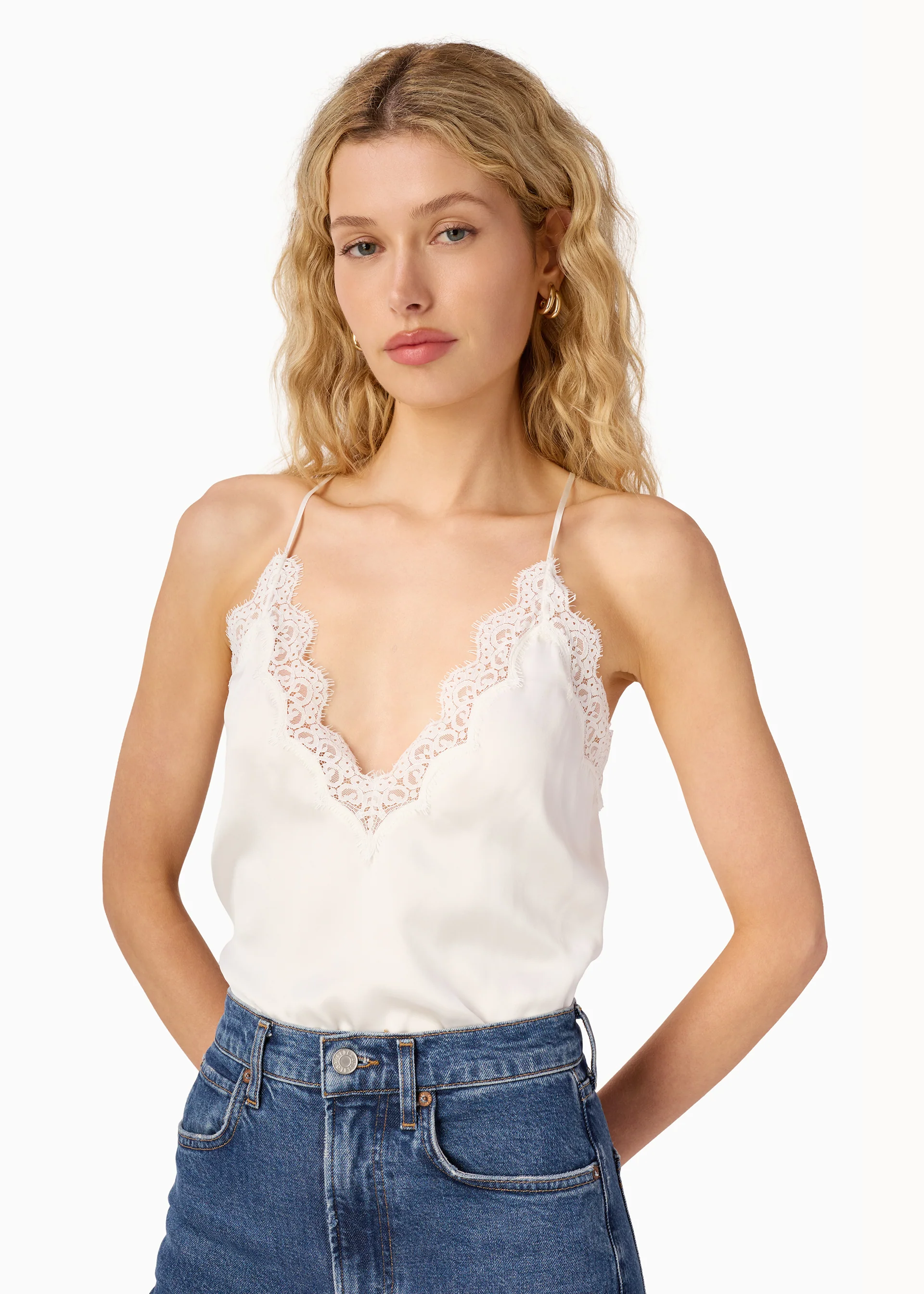 Everly Camisole White 3 Everly Camisole White