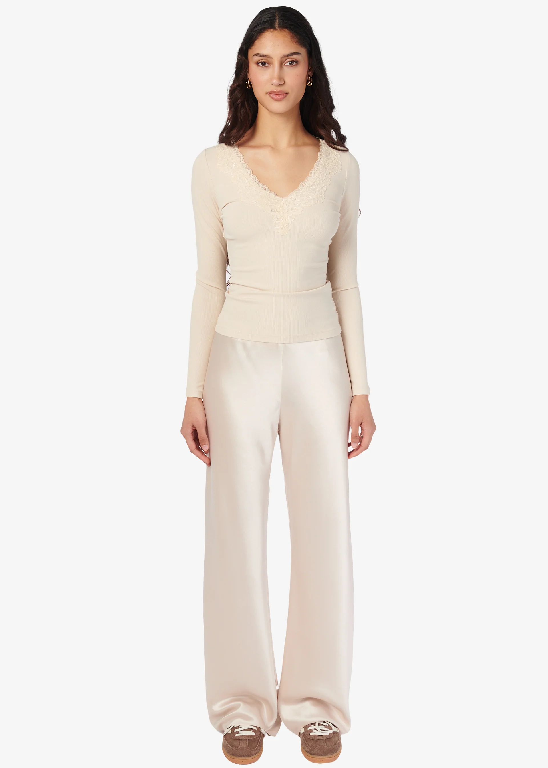 Rooney Rib Knit Top Bone 3 Rooney Rib Knit Top Bone