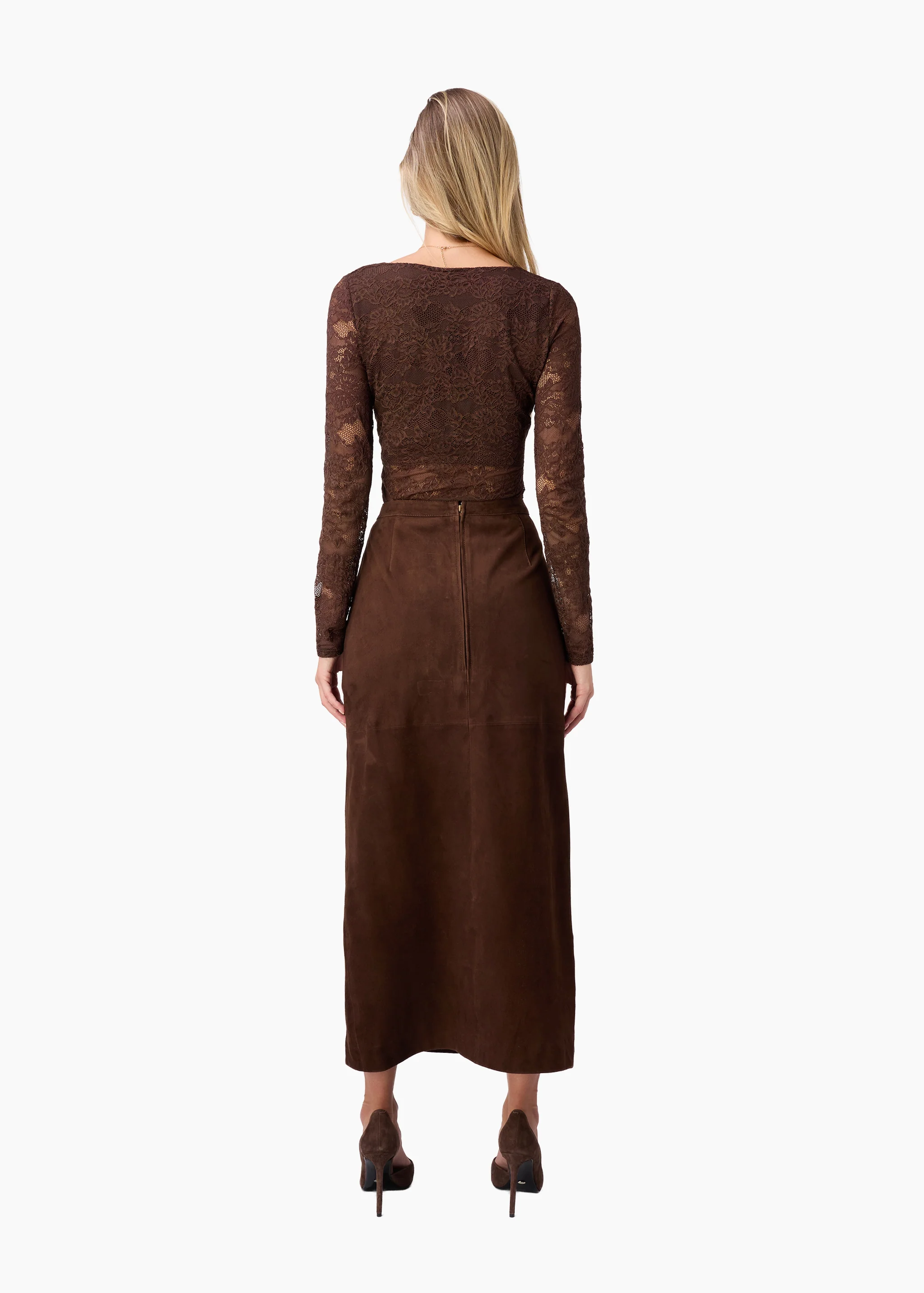 Idris Suede Skirt Malt 3 Idris Suede Skirt Malt