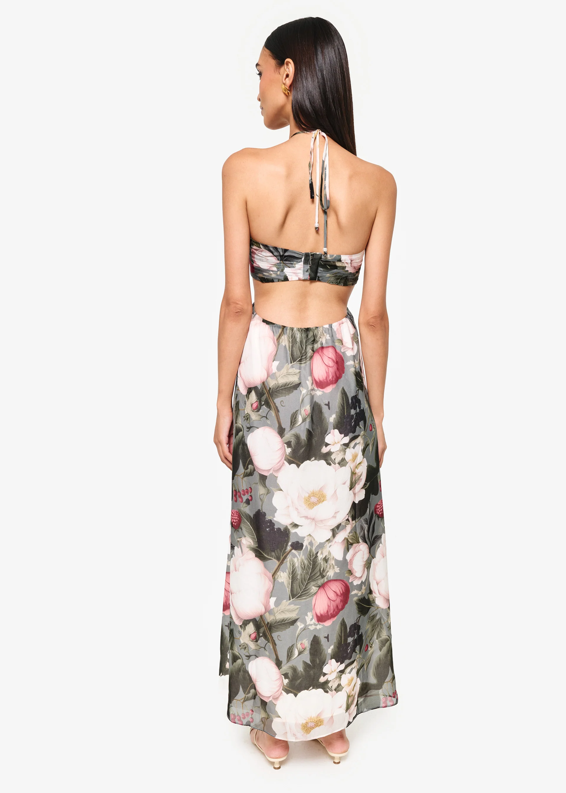 Calliope Chiffon Maxi Dress Bayou Bloom 5 Calliope Chiffon Maxi Dress Bayou Bloom