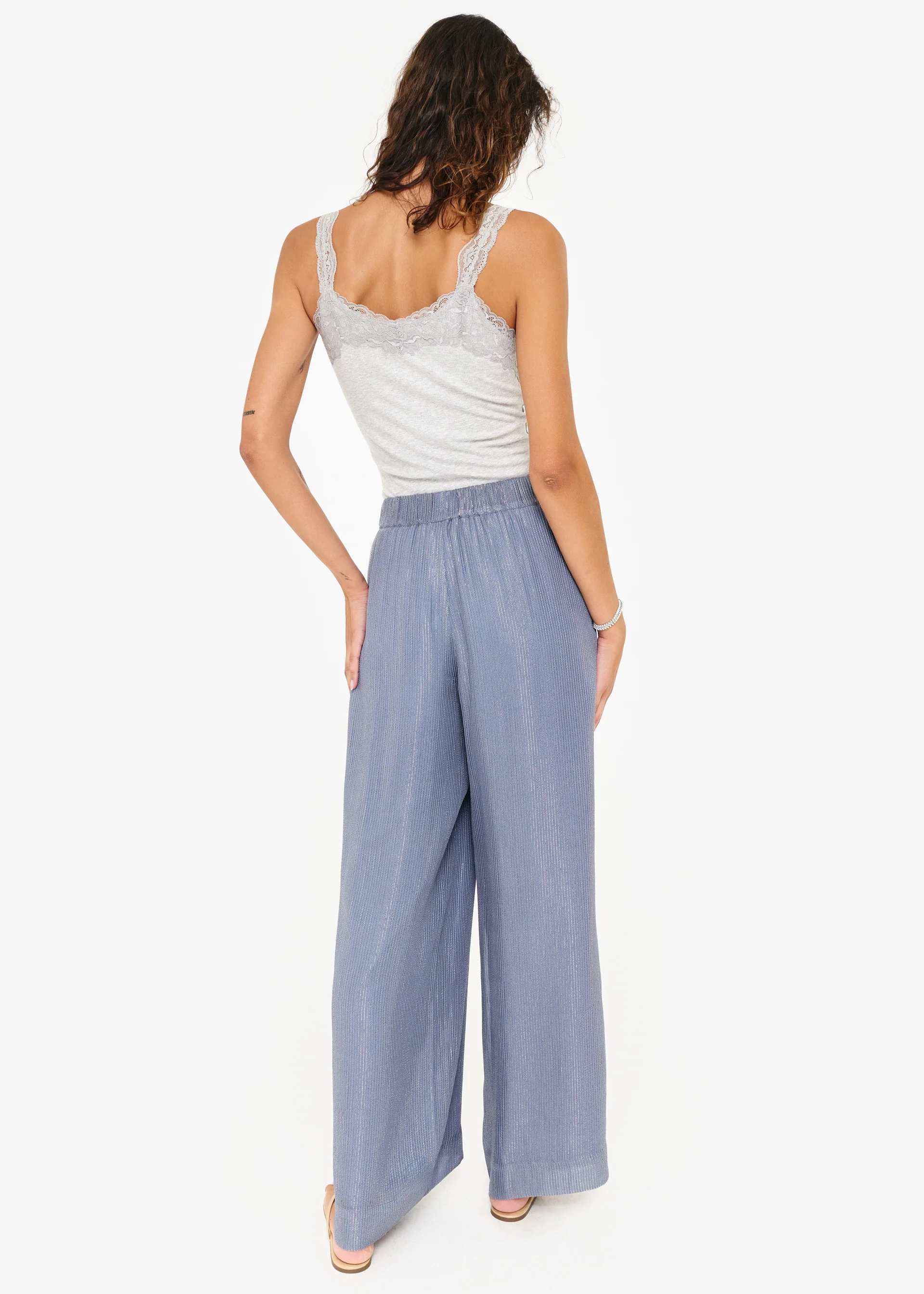 Lani Rib Knit Tank Heather Gray 4 Lani Rib Knit Tank Heather Gray