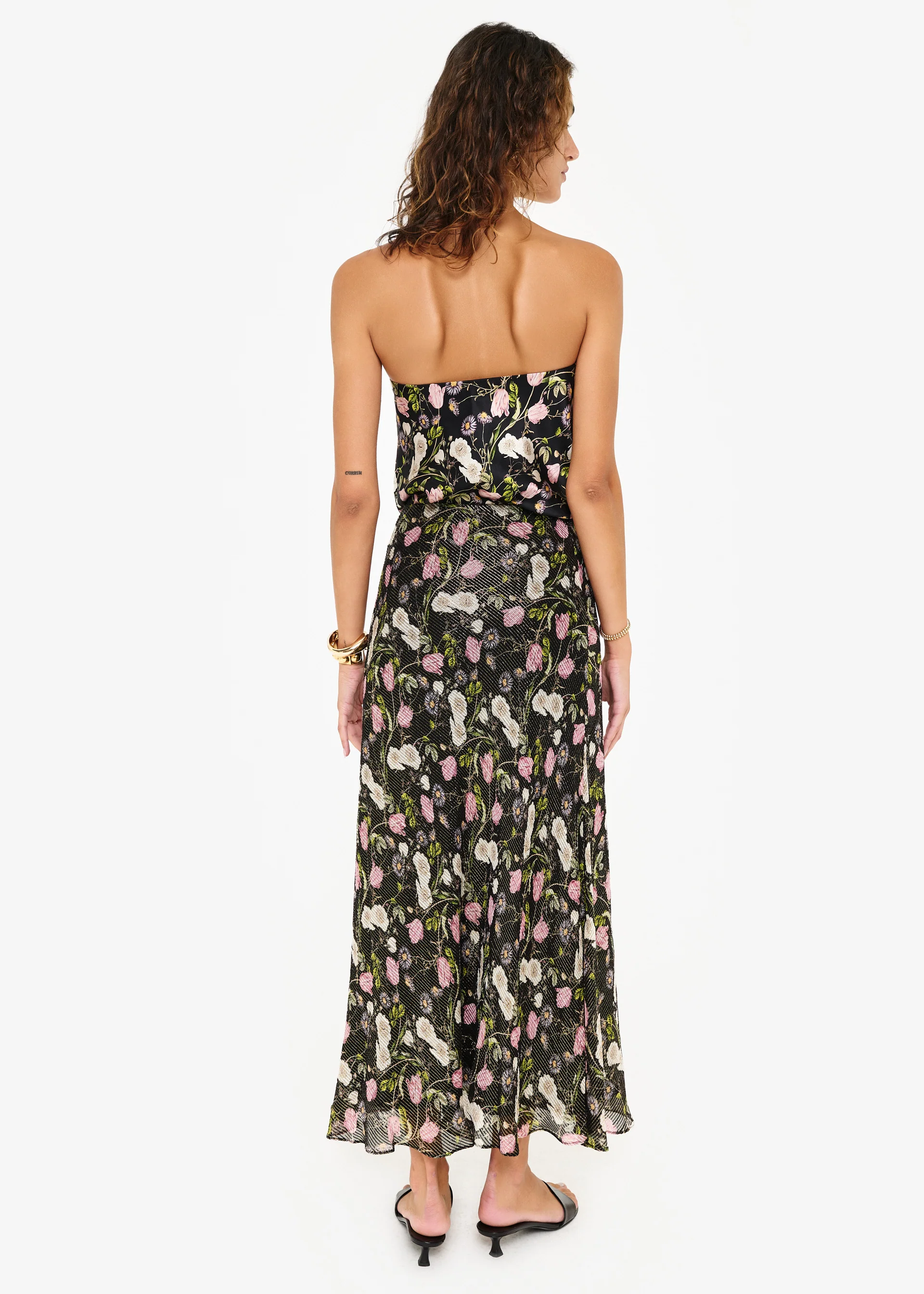 Prima Strapless Camisole Midnight Gardens 5 Prima Strapless Camisole Midnight Gardens