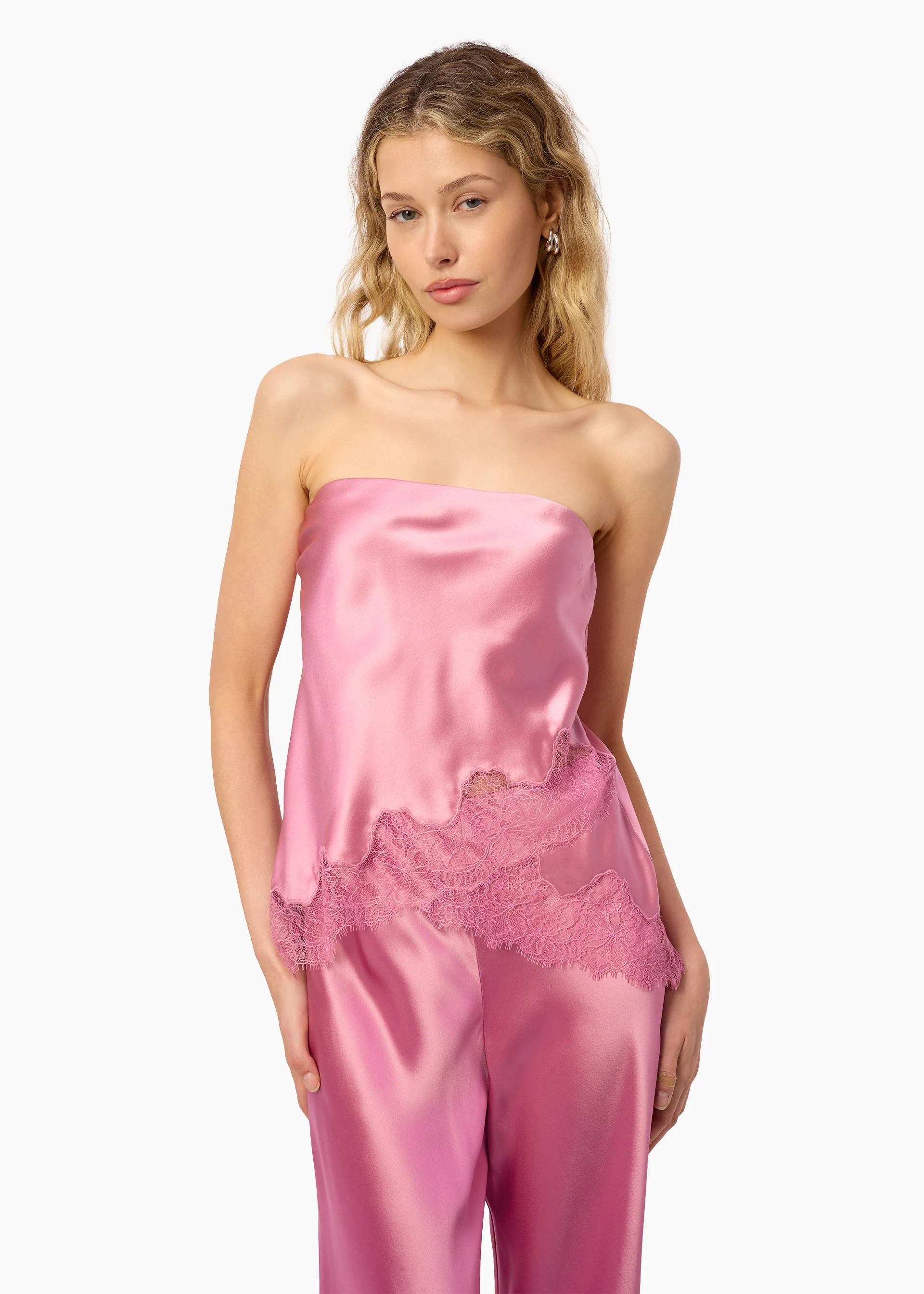 Odessa Strapless Camisole Elderberry