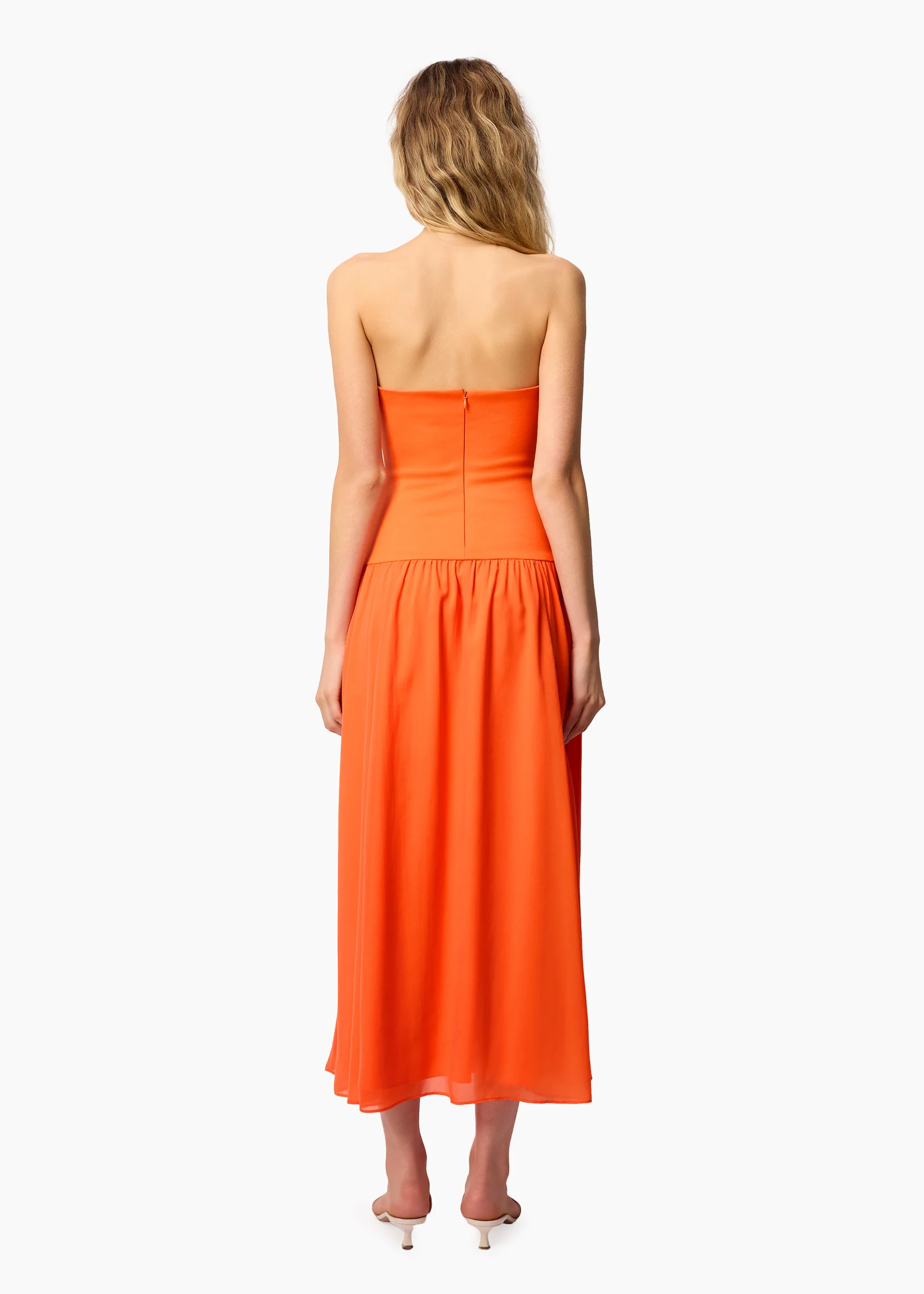 Bari Strapless Dress Clementine