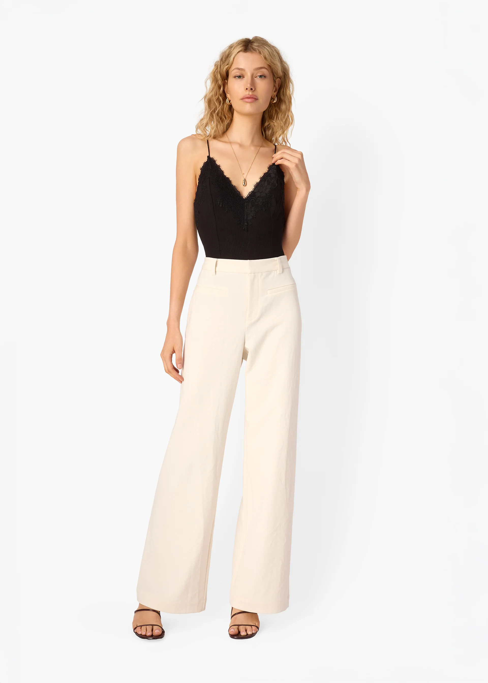 Amani Rib Knit Bodysuit Black